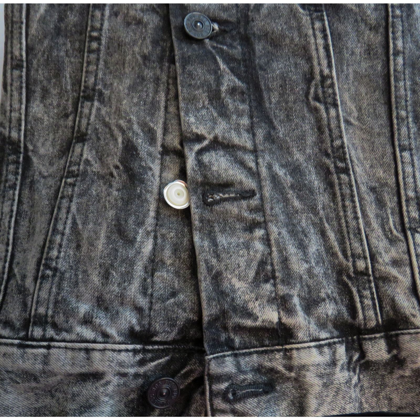 Bdg BDG Urban Outfitters Black Acid Wash Denim Jacket Medium Size US M / EU 48-50 / 2 - 3 Thumbnail