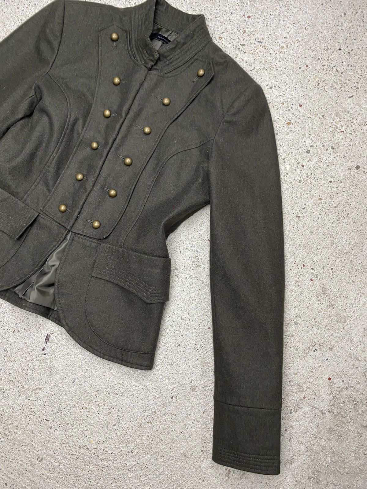 Japanese Brand Khaki blazer napoleon jacket gold y2k wool avant garde Size M / US 6-8 / IT 42-44 - 4 Thumbnail