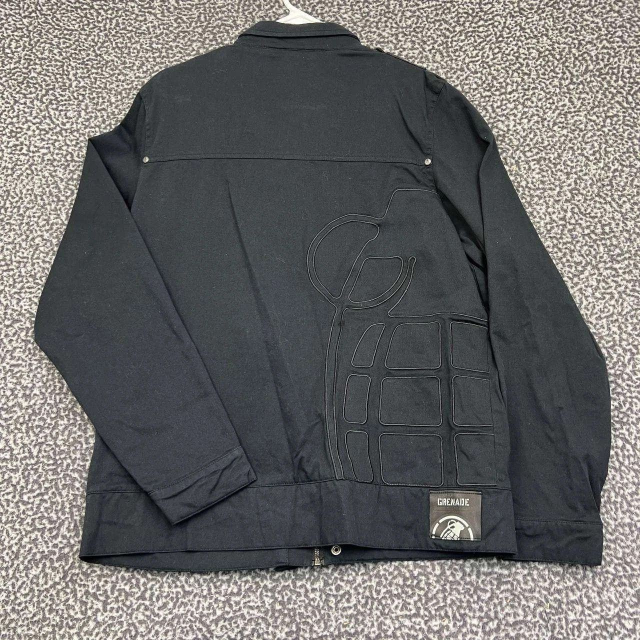 Grenade Grenade Jacket Men Full Zip Long Sleeve Pocket Work L Size US L / EU 52-54 / 3 - 2 Thumbnail