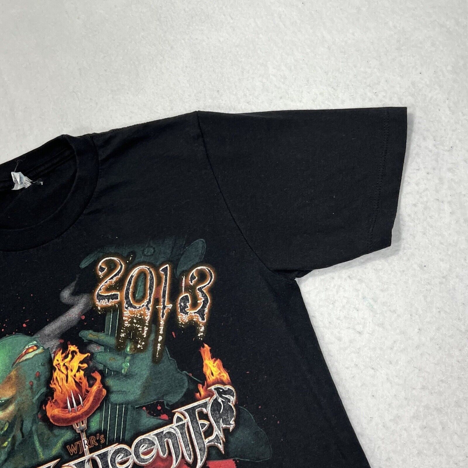 Pacific Legend Halloweenie Roast Metal Rock Radio WJRR Black Graphic Tee Size US S / EU 44-46 / 1 - 8 Thumbnail
