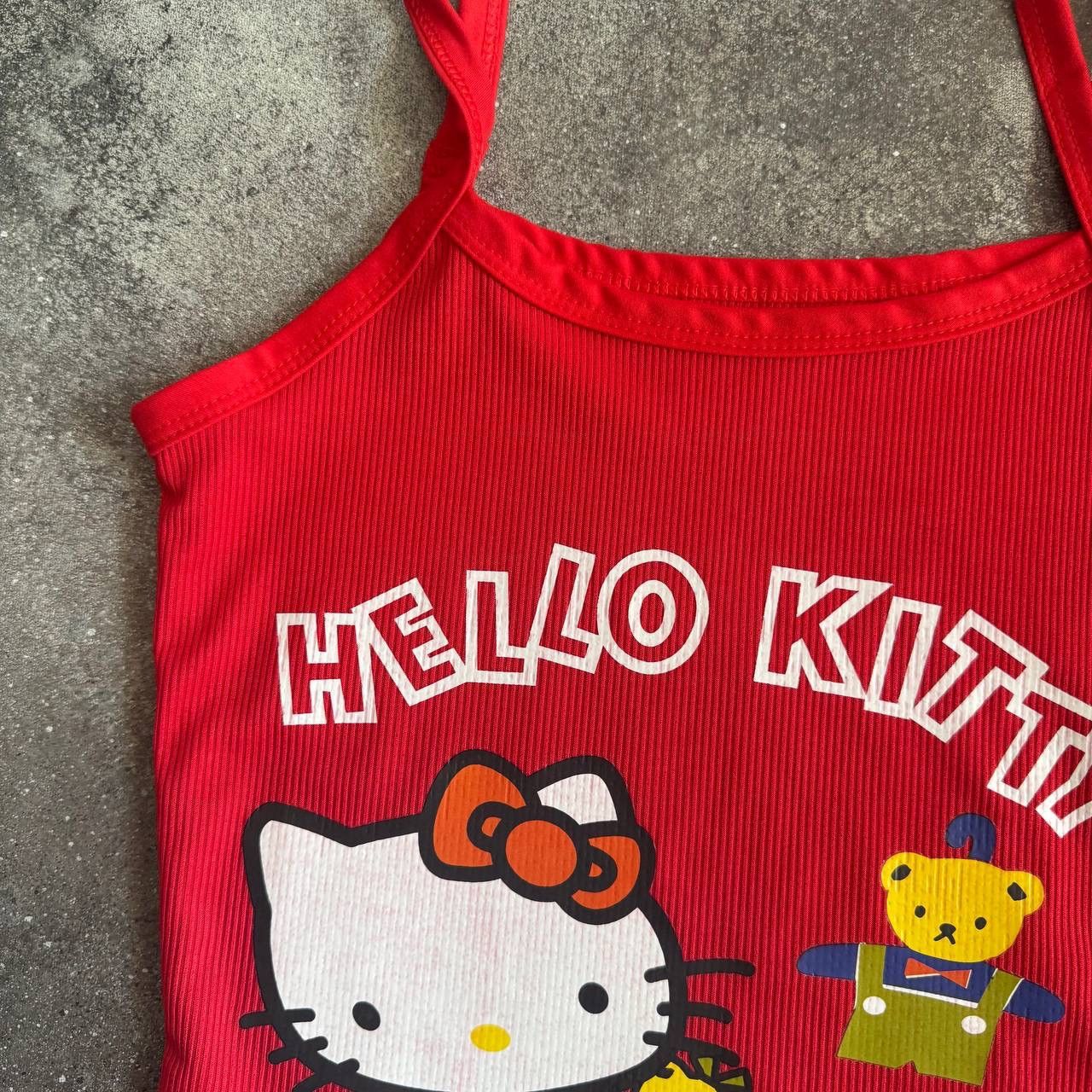 Vintage Hello Kitty Super Sexy Glamour Y2K Vintage Tank Top Size S / US 4 / IT 40 - 3 Thumbnail