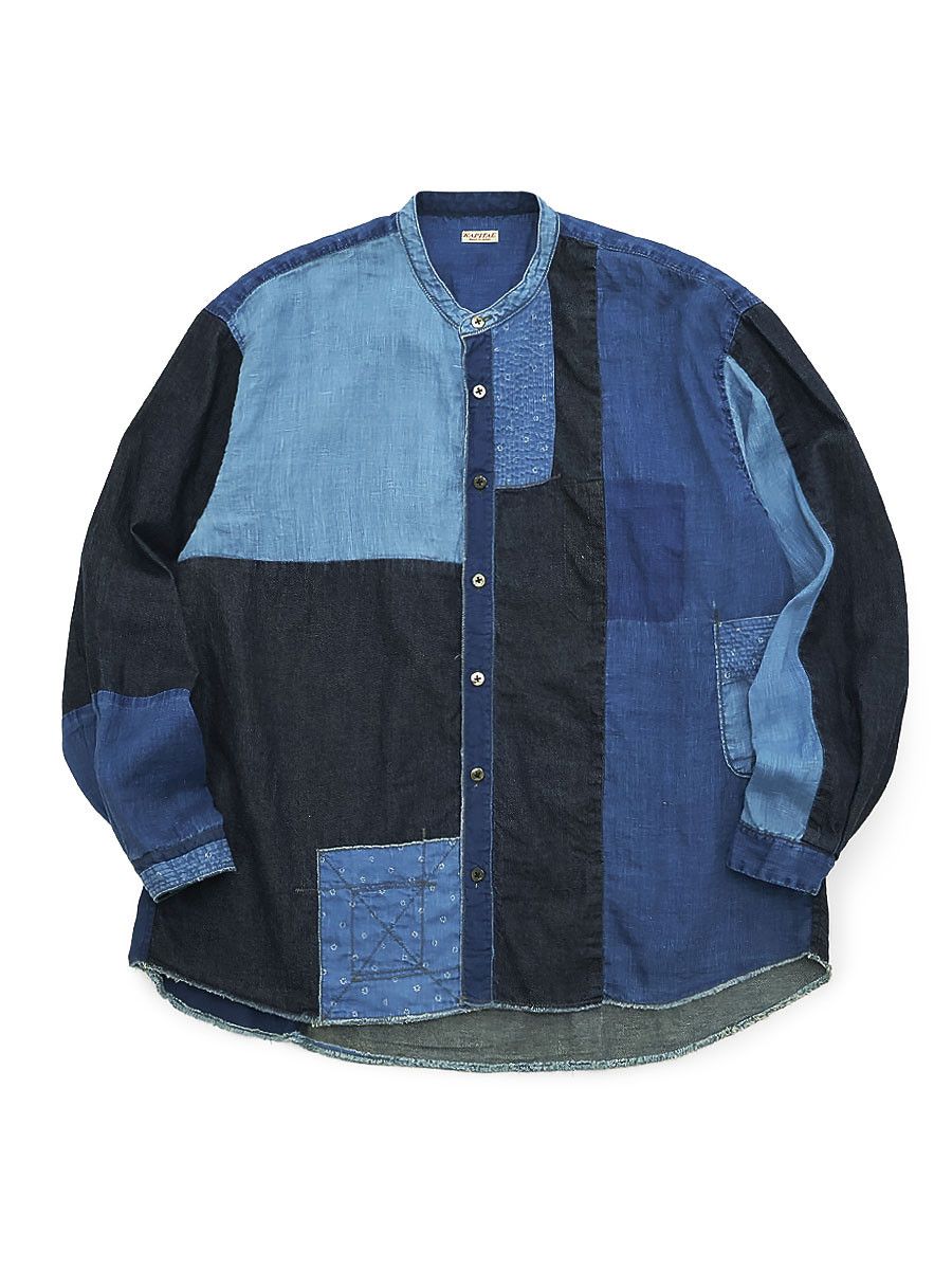 Kapital Kapital IDG Patchwork Band Collar Kathmandu Shirt Size US M / EU 48-50 / 2 - 4 Thumbnail
