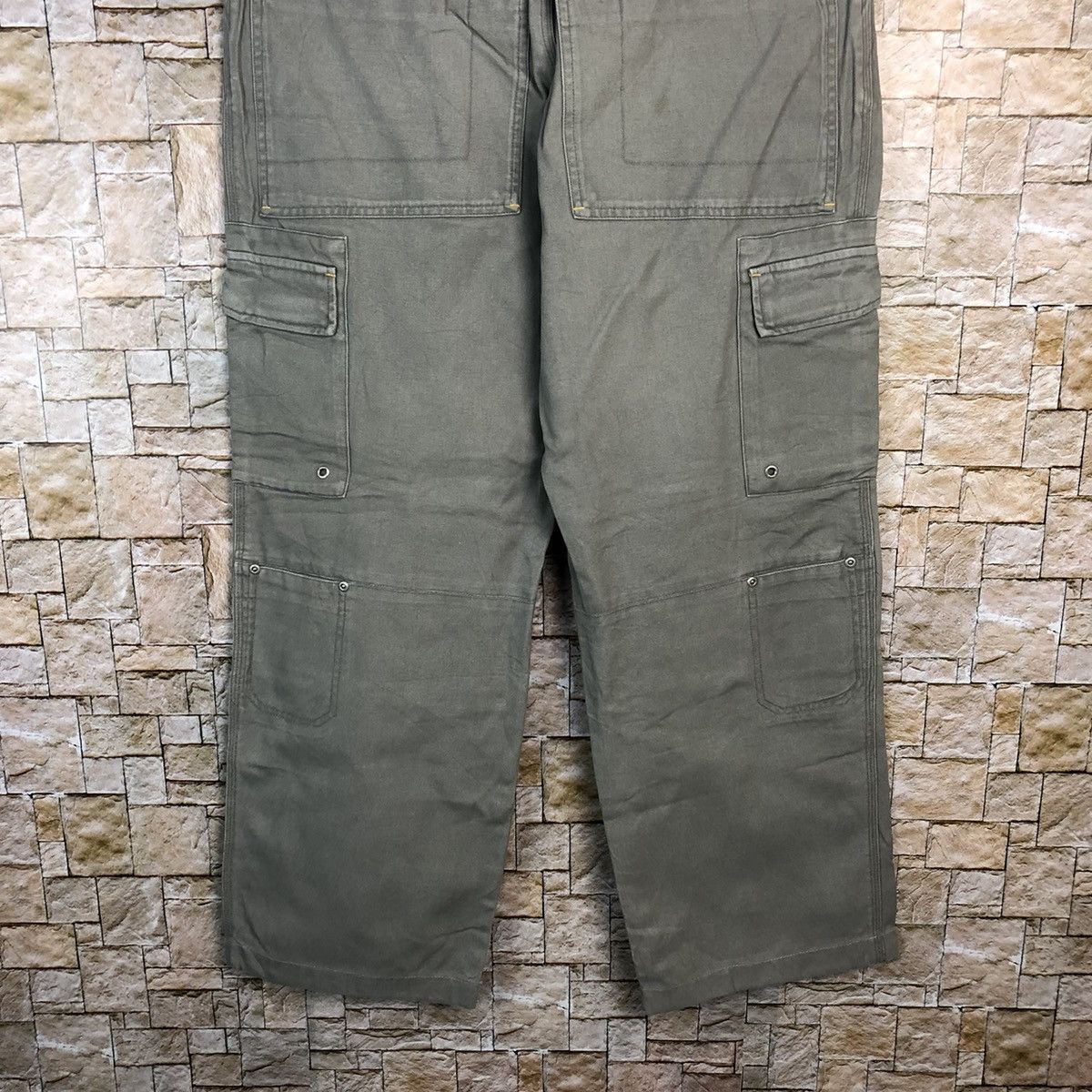 Japanese Brand Soljan Grey tactical utility Cargo Multipocket Pants #A357 Size US 32 / EU 48 - 19 Thumbnail