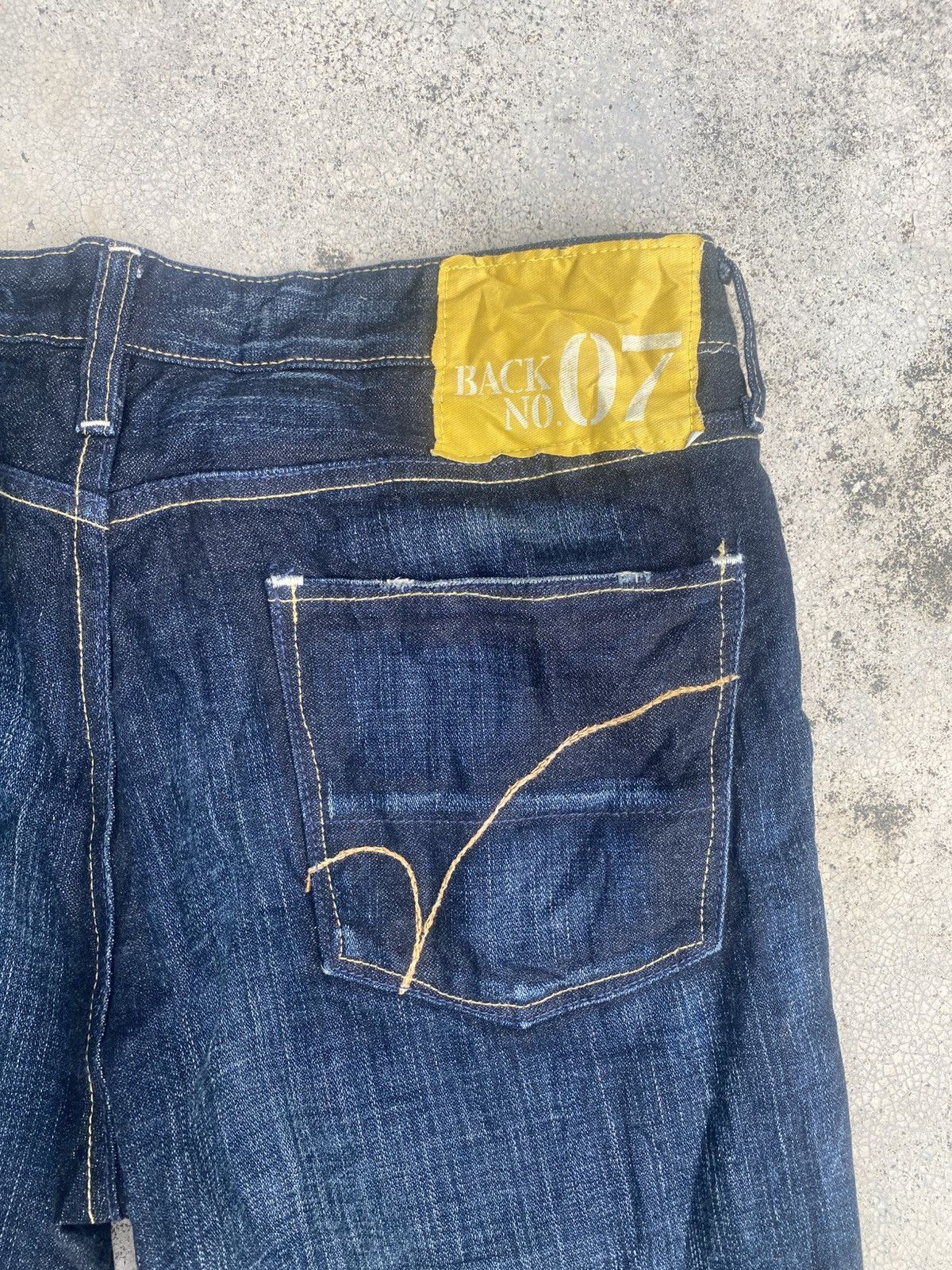 Japanese Brand × Vintage Flare Jeans Back Number Honeycomp Size US 36 / EU 52 - 16 Thumbnail