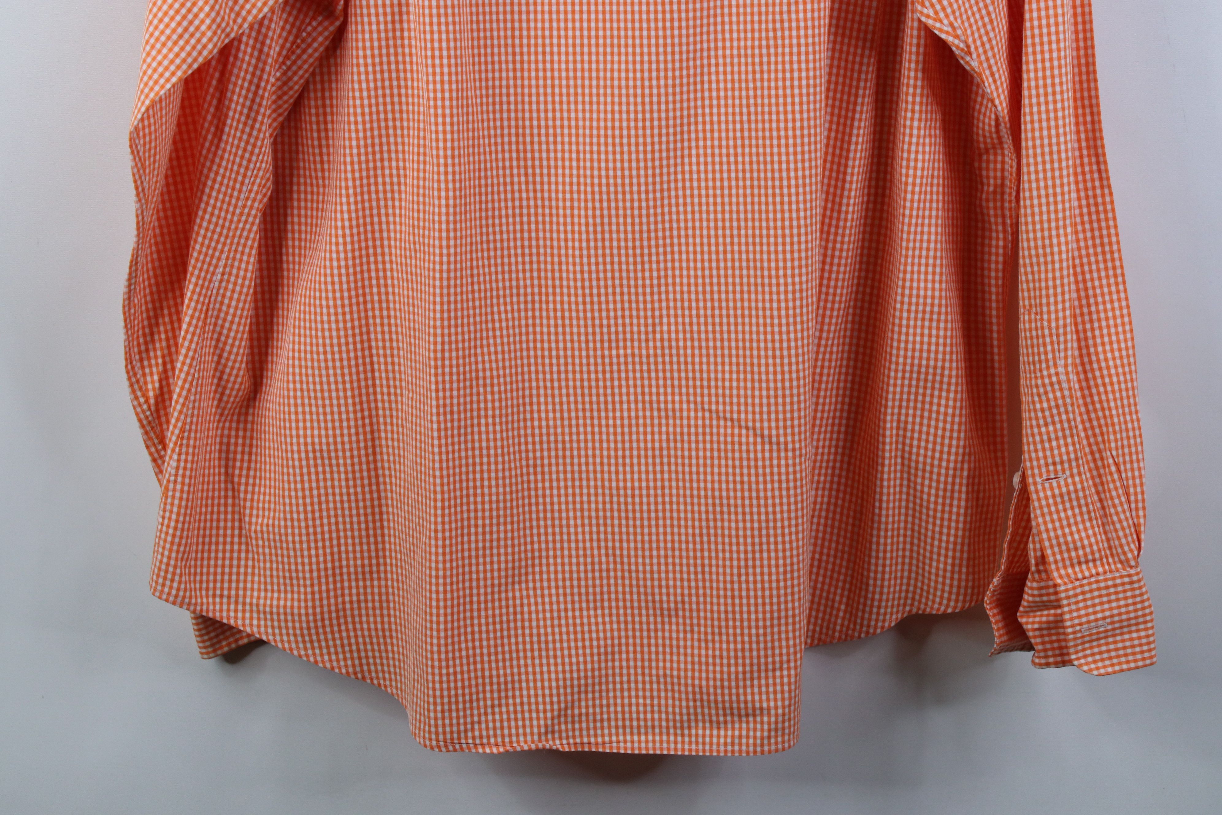 Polo Ralph Lauren Ralph Lauren Fine Two Ply 100s Button Shirt Gingham Plaid Size US XL / EU 56 / 4 - 10 Thumbnail