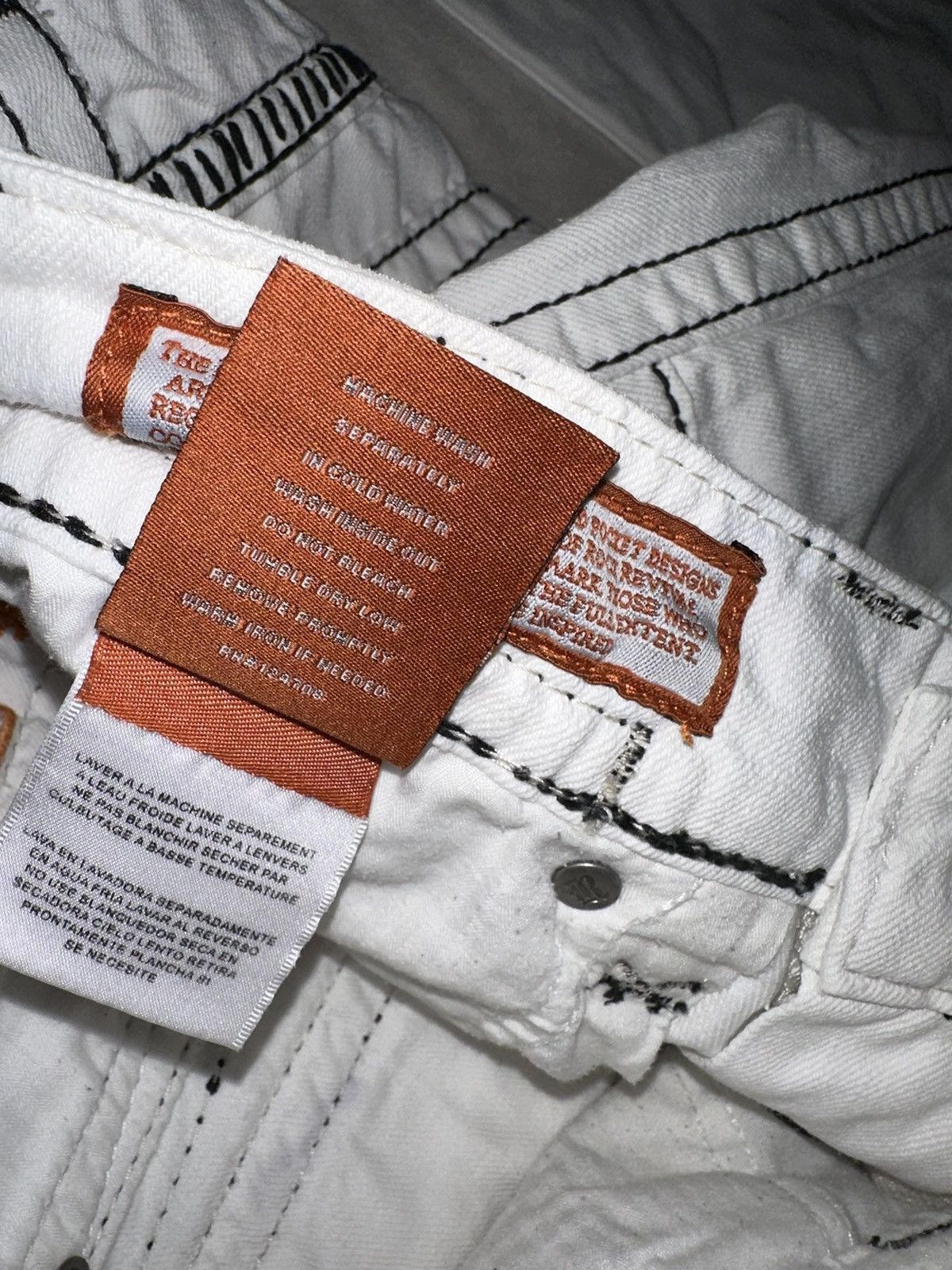 Rock Revival WHITE ROCK REVIVAL JEANS Size US 33 - 4 Thumbnail