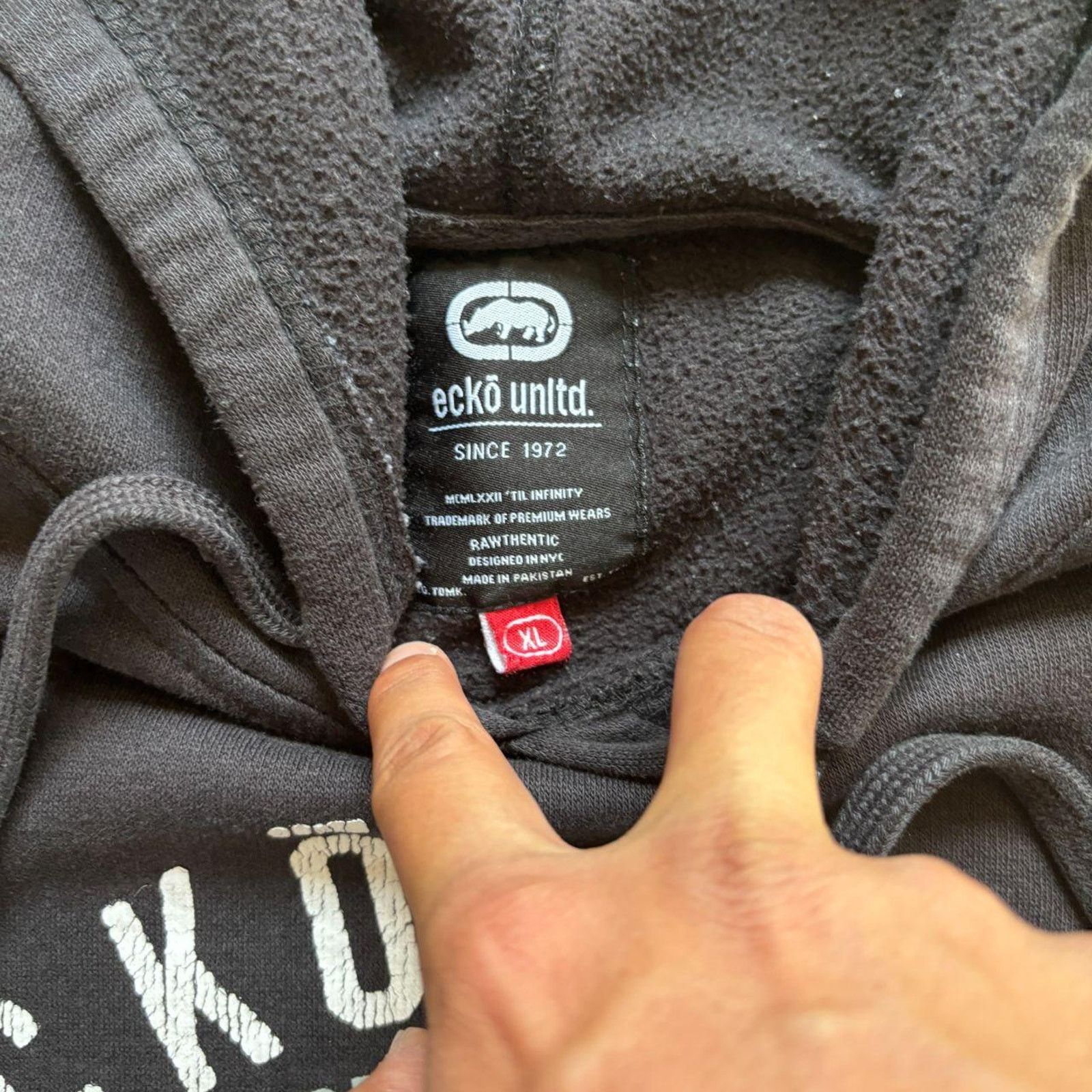 Ecko Unltd. y2k 2000s style Ecko Unlimited pullover hoodie mens XL emo Size US XL / EU 56 / 4 - 3 Thumbnail