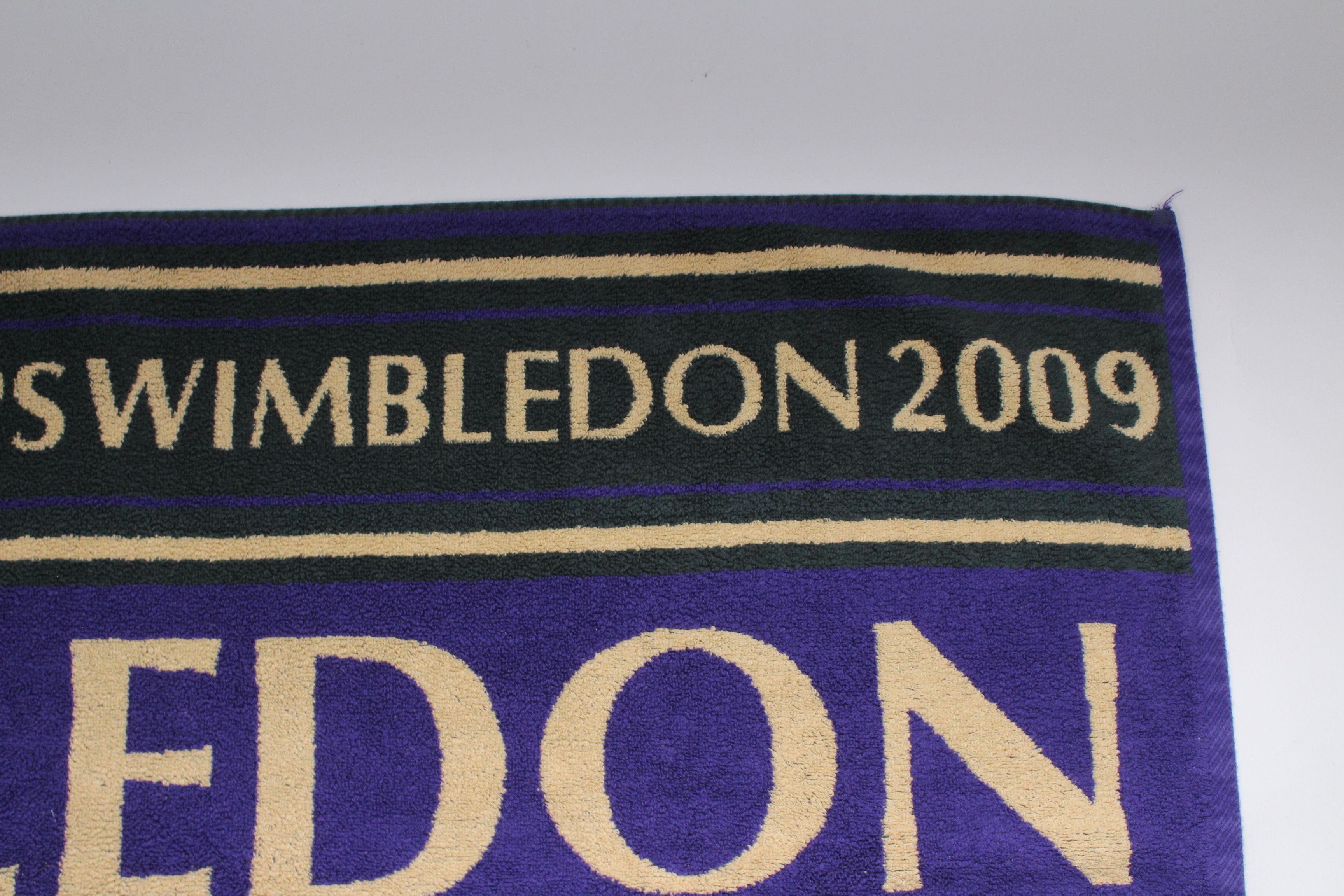 Vintage Roger Federer Wimbeldon The Championships 2009 Cristy Towel Size ONE SIZE - 7 Thumbnail