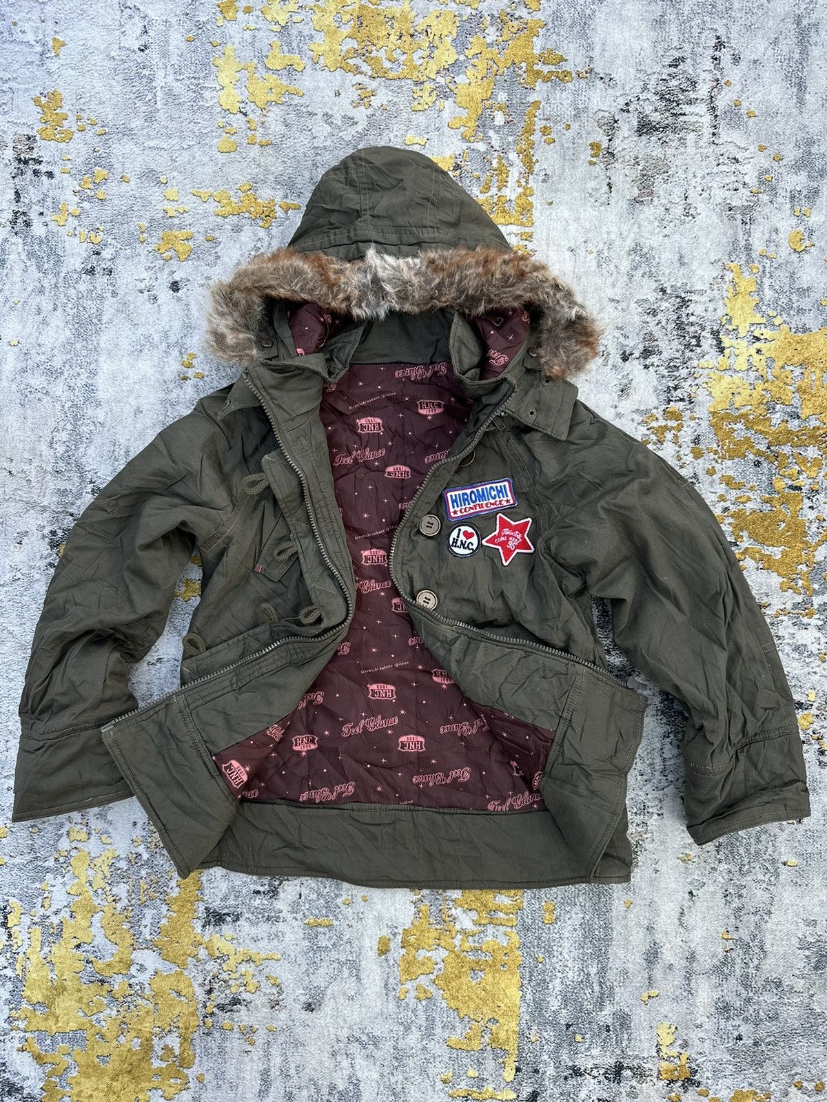 Hysteric Glamour WINTER SESSION IFSIX LGB STYLE HIROMICHI DOWN FUR JACKET Size US M / EU 48-50 / 2 - 4 Thumbnail