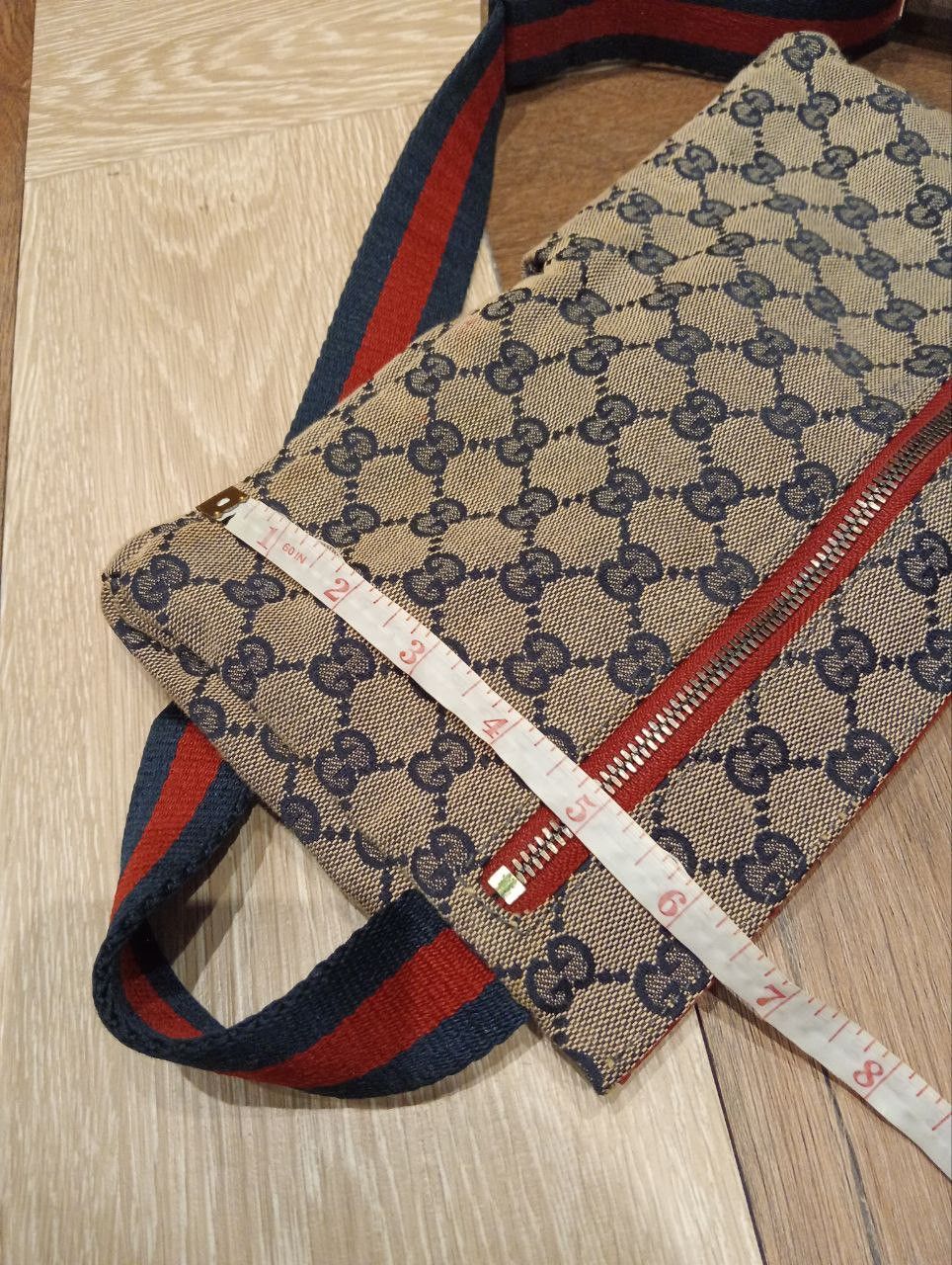 Gucci GUCCI GG CANVAS WEB DOUBLE POCKET BELT BAG Size ONE SIZE - 17 Thumbnail