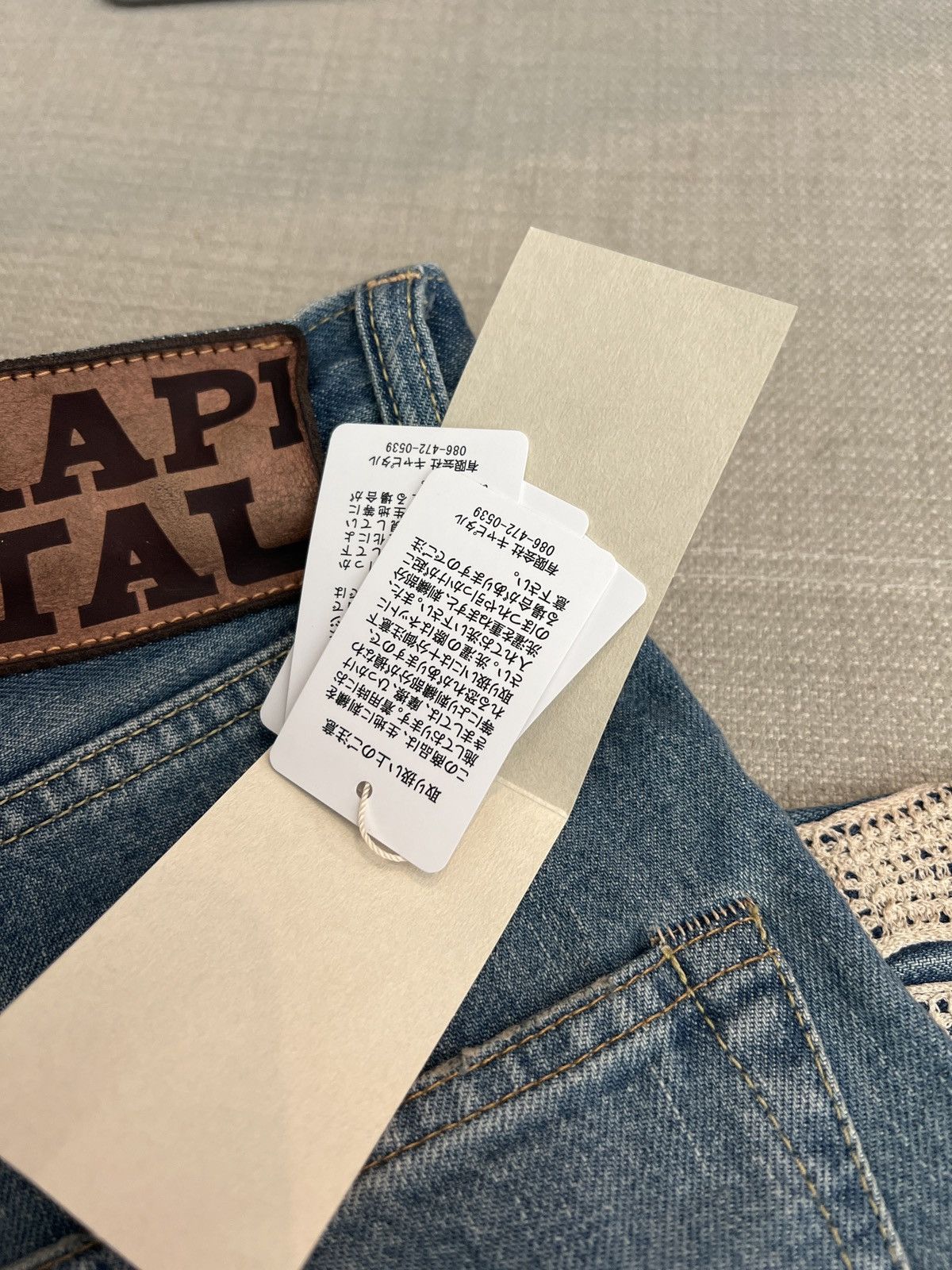Kapital Kapital Bones Denim Shorts Indigo Size US 36 / EU 52 - 9 Thumbnail