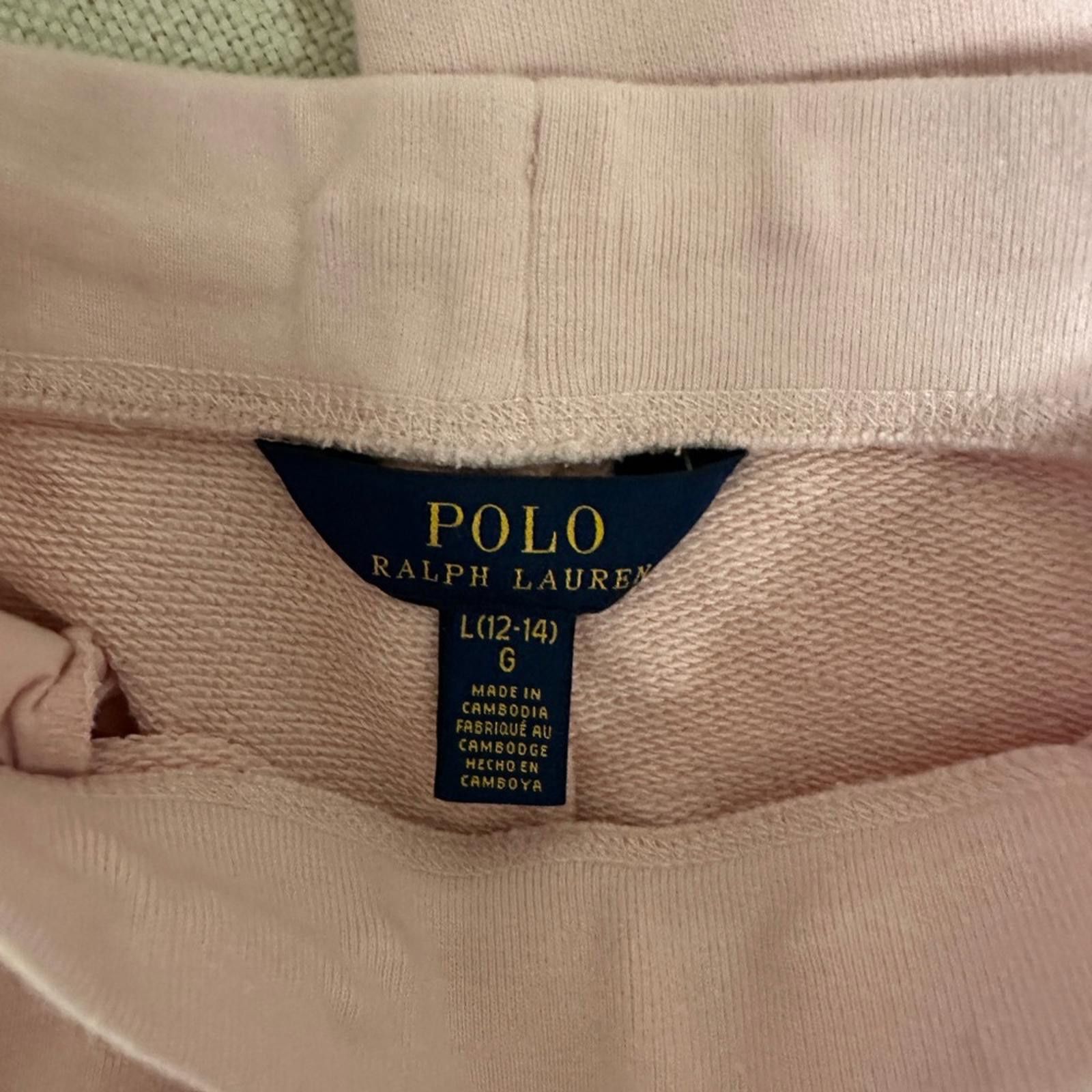 Polo Ralph Lauren POLO Ralph Lauren 12-14 EUC Kids Pink Jogger Size 24" / US 00 / IT 34 - 2 Thumbnail