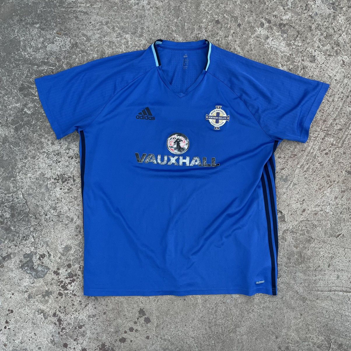 Adidas × Vintage Vintage Adidas T-shirts Logo irish Football Northern Ireland Size US XXL / EU 58 / 5 - 1 Thumbnail