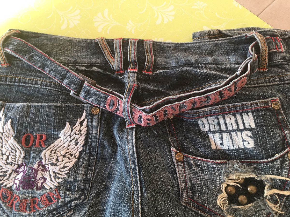 Japanese Brand × Vintage Oririn jeans,wing design conception jeans Size 32" / US 10 / IT 46 - 14 Thumbnail