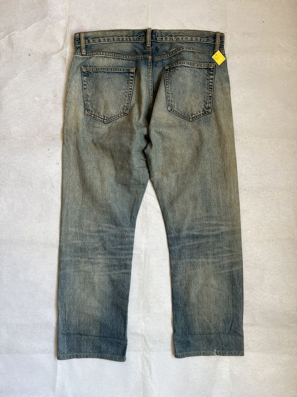 Uniqlo Selvedge Uniqlo Rusty Distressed Denim Regular Fit Size US 36 / EU 52 - 10 Thumbnail