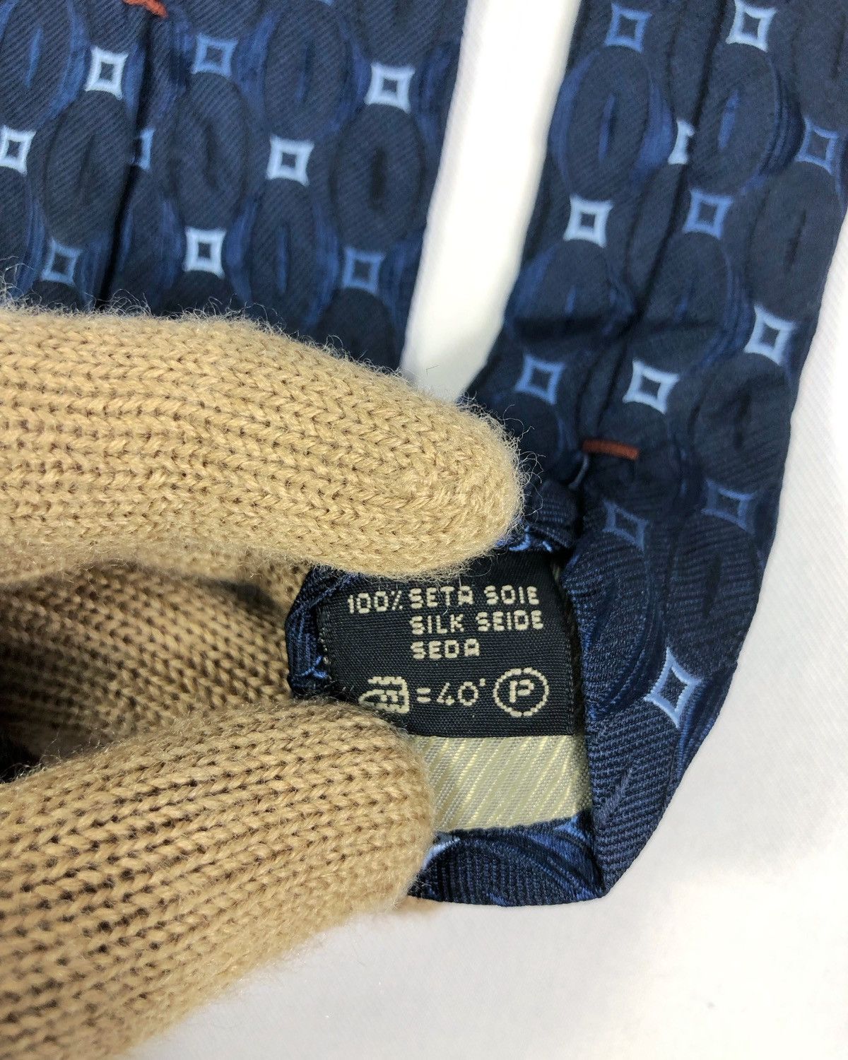 Ermenegildo Zegna Rare Vintage Ermenelgildo Zegna Silk Tie Made in Italy Size ONE SIZE - 6 Thumbnail