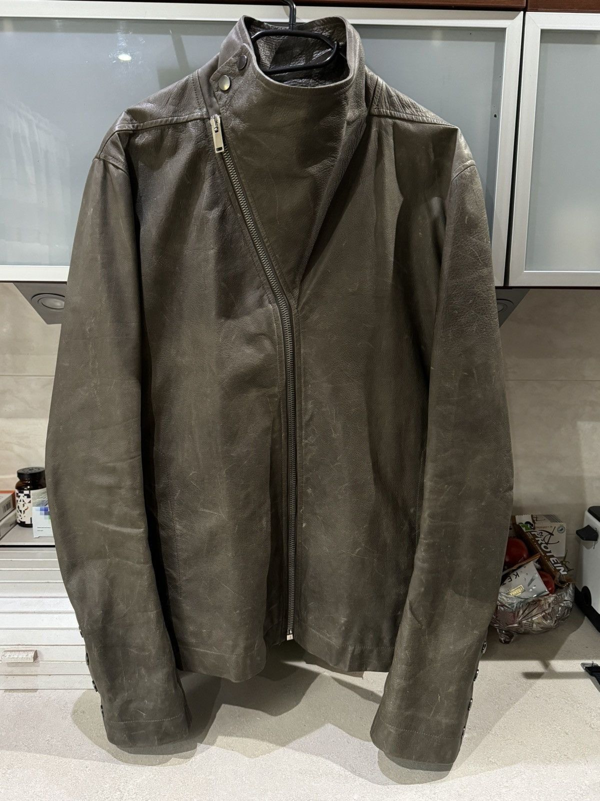 Safari Rick Owens Jacket | Grailed