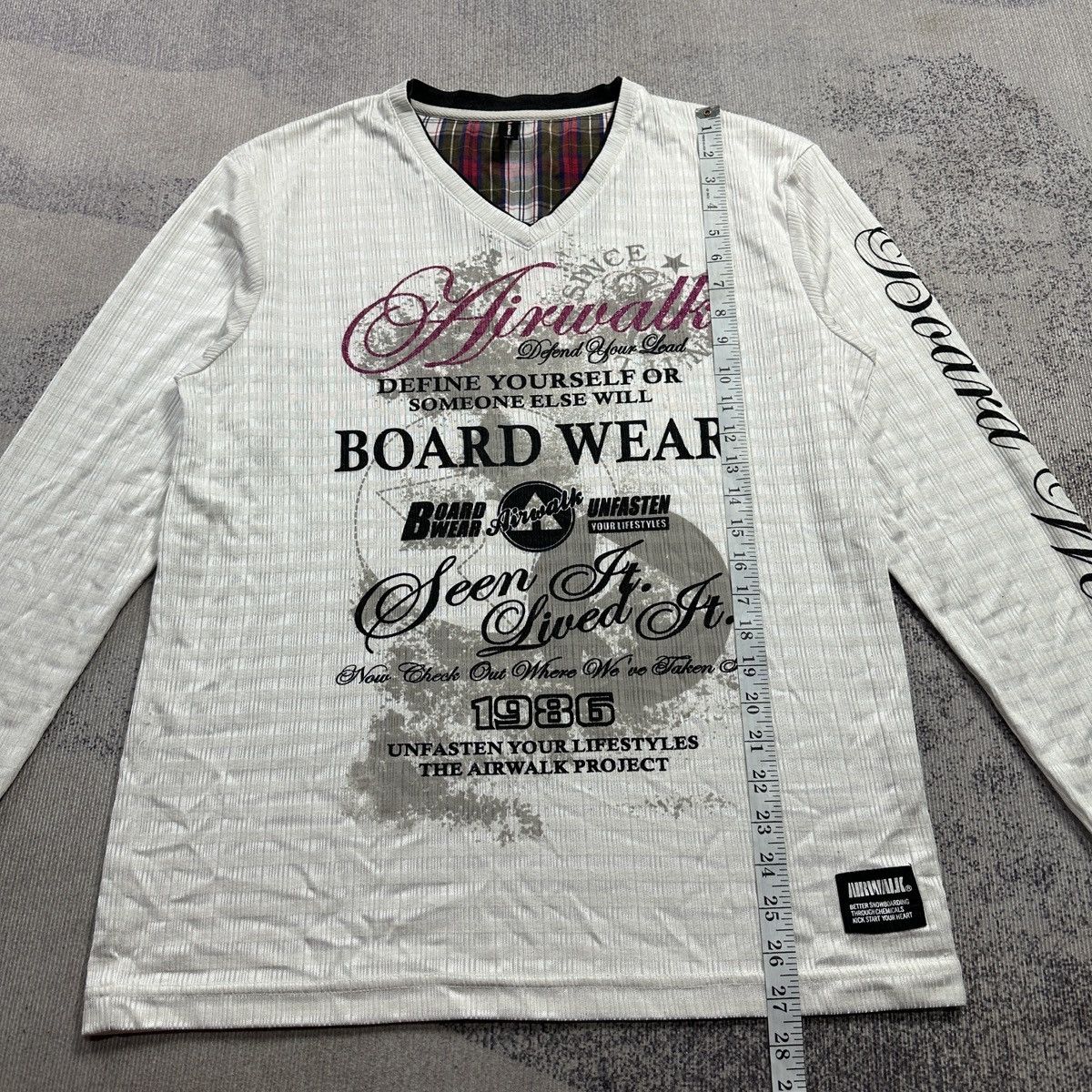 Airwalk Airwalk graffiti longsleeve Tshirt Size US XL / EU 56 / 4 - 5 Thumbnail