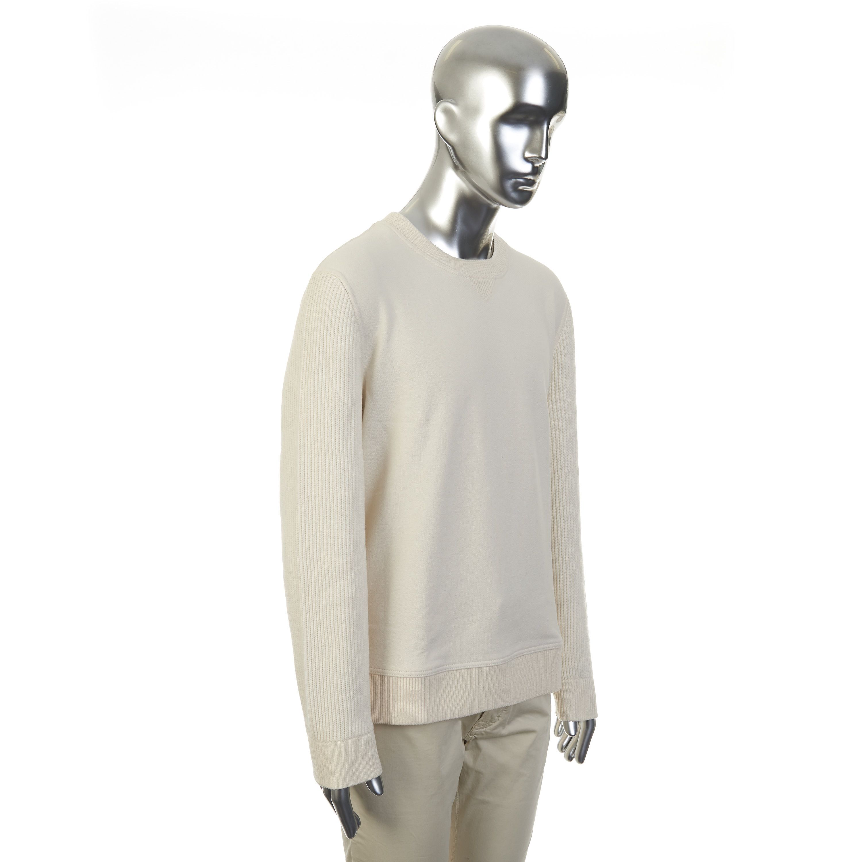Brunello Cucinelli Crewneck Sweater With English Rib Knit Sleeves Size US L / EU 52-54 / 3 - 8 Thumbnail