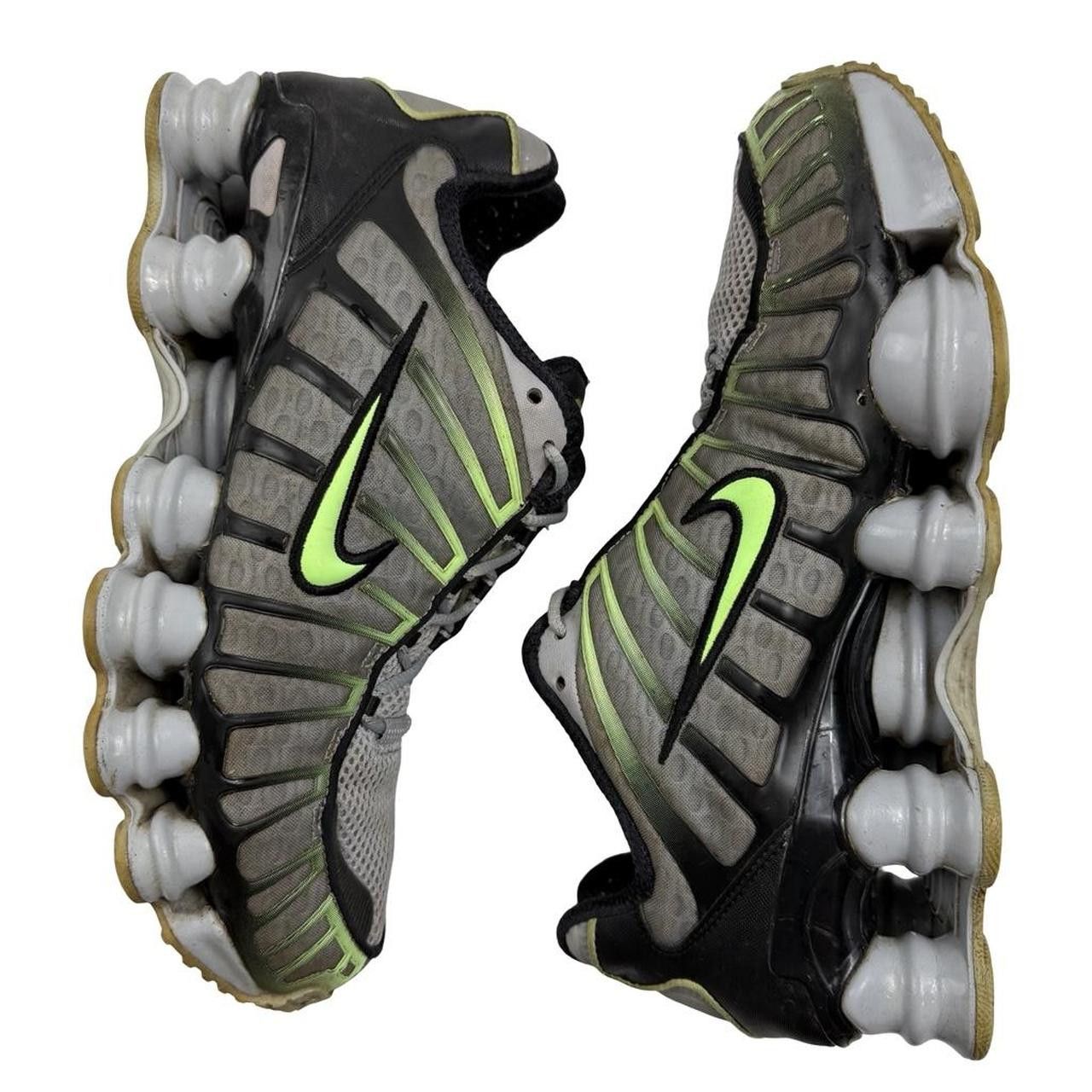 Nike Nike Shox TL Wolf Grey Lime Blast Neon Green - Size US 8 Size US 8 / EU 41 - 3 Thumbnail