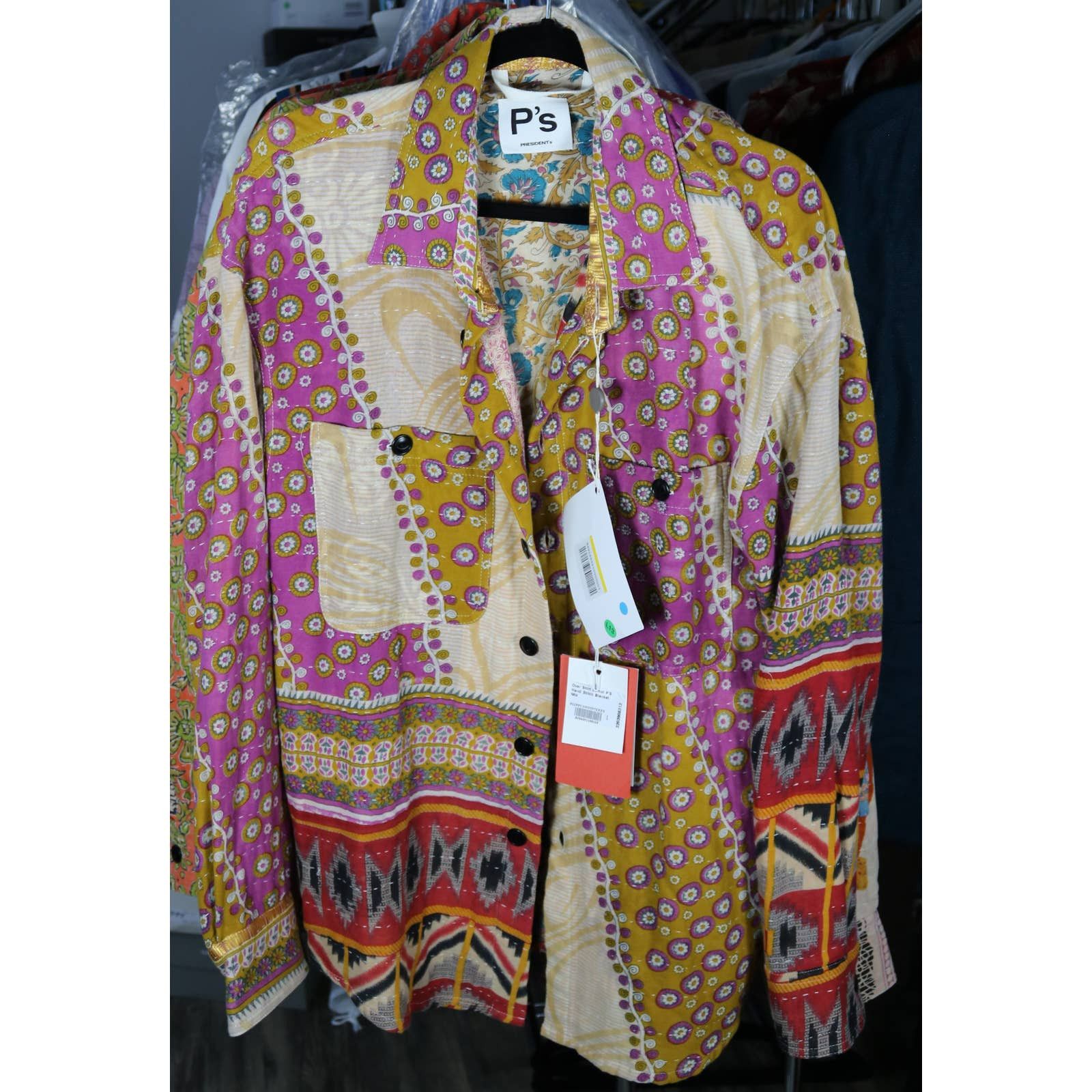 image of Presidents President's Tuscany One Of A Kind Hand Stitched Samui Shirt, Men's (Size Large)