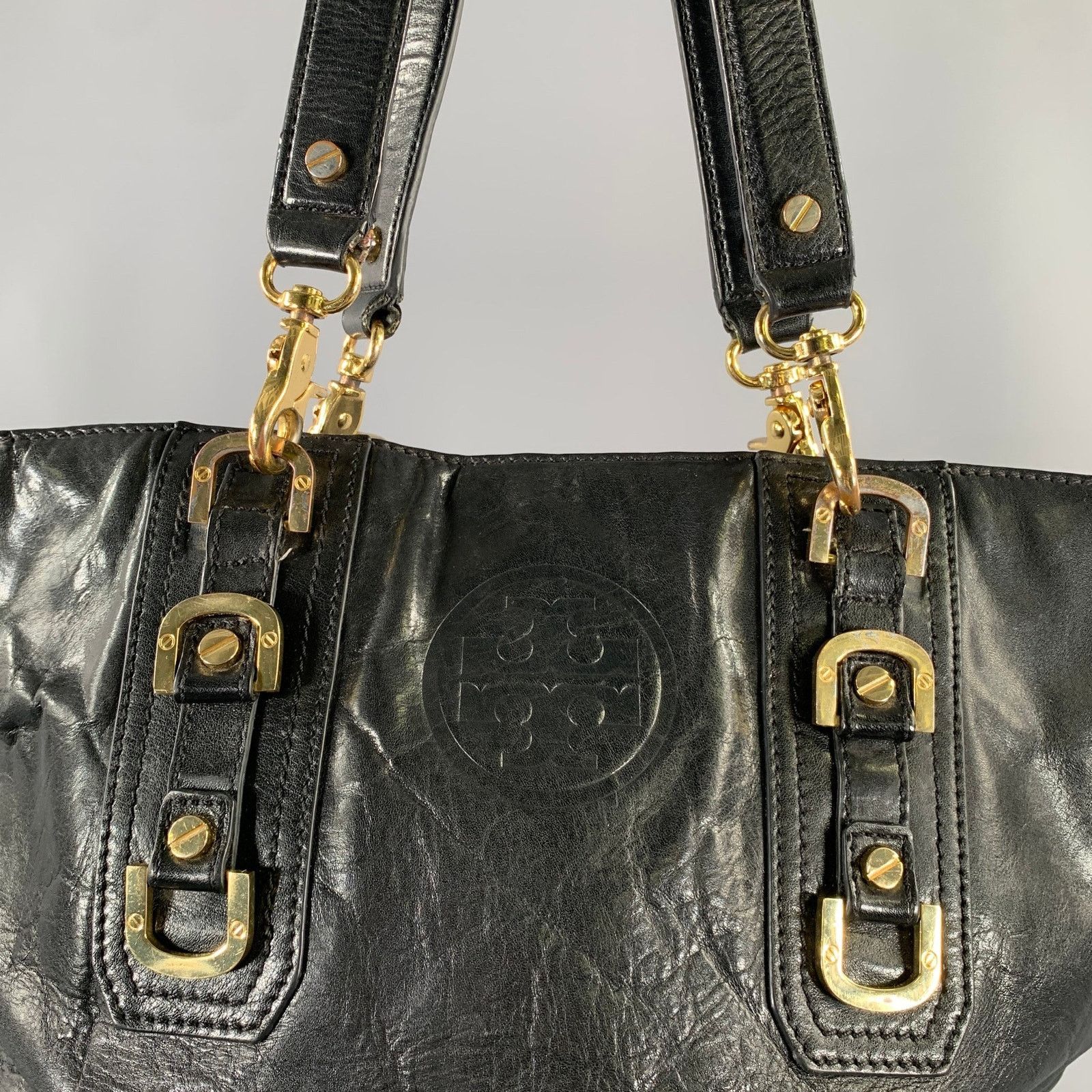 Tory Burch TORY BURCH Black Gold Bags Size ONE SIZE - 2 Thumbnail