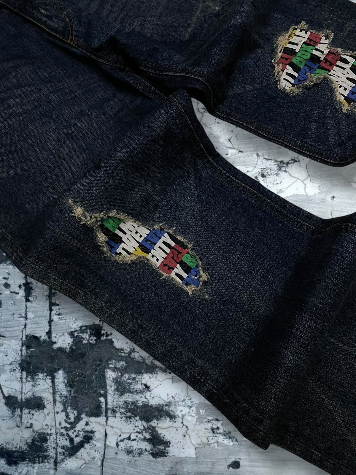 Hysteric Glamour Vintage Japan Designer Identifying Label Patchwork Denim Size US 31 - 8 Thumbnail