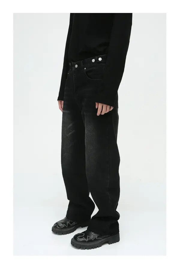 Japanese Brand Minami x Mita Simple loose casual straight washed jeans Size US 32 / EU 48 - 2 Thumbnail