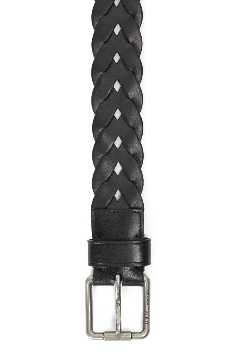 Loewe o1in1g0426 Size: 4 cm / Roller Curve Woven Belt in Black Size ONE SIZE - 2 Thumbnail