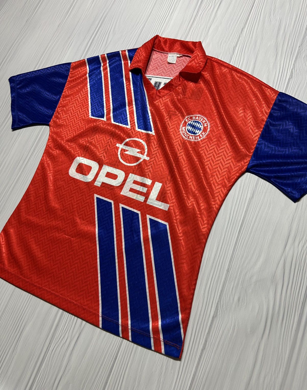 Vintage Vintage # 10 Matthaus FC Bayern Munchen Opel T-Shirt Jersey Size US L / EU 52-54 / 3 - 3 Thumbnail