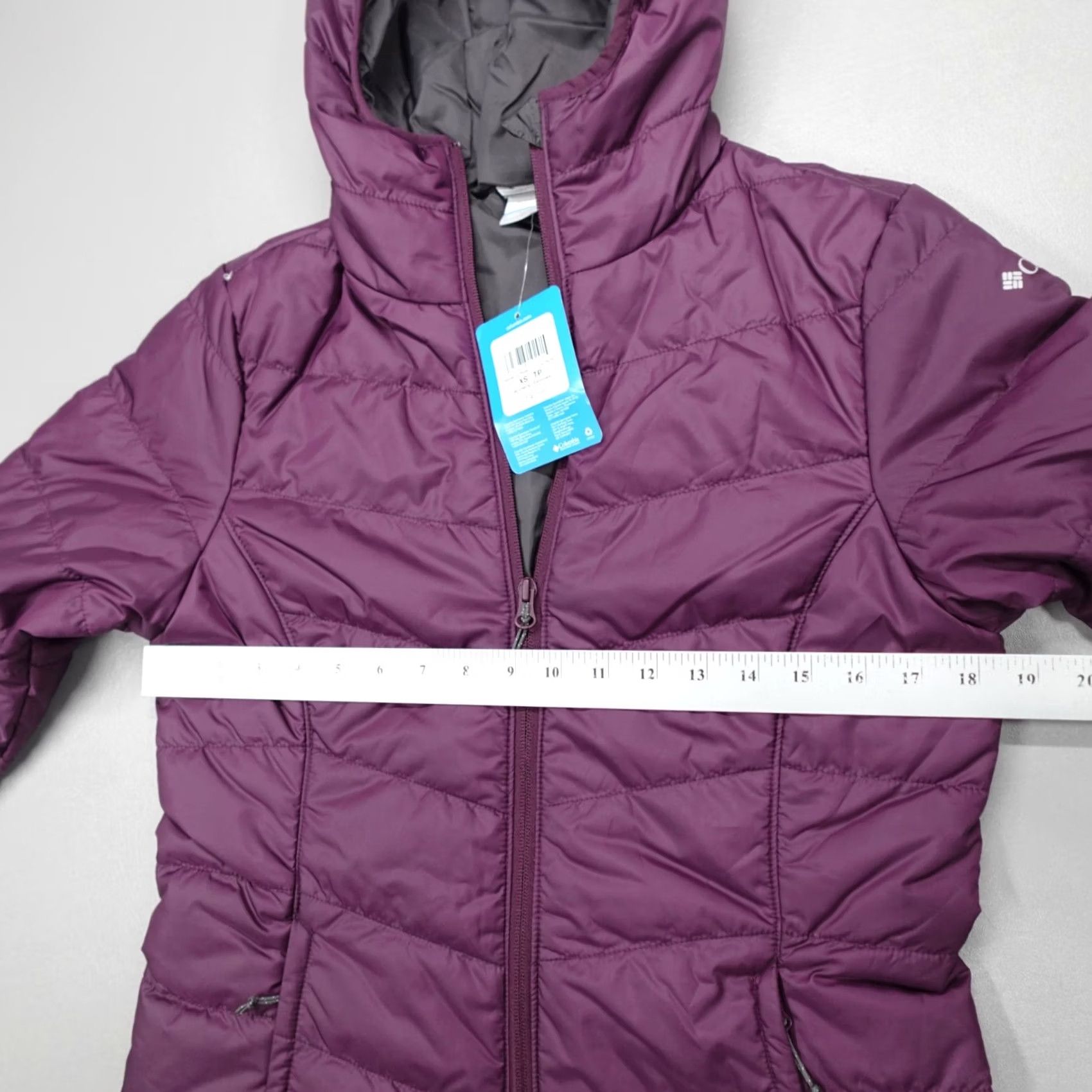 Vintage Columbia Jacket Women Parka Hooded Long Purple XS Waitsburg Ridge XK1684-522 Water Resistant Wind-Resistant Zipped Pockets Logo Size XS / US 0-2 / IT 36-38 - 4 Thumbnail