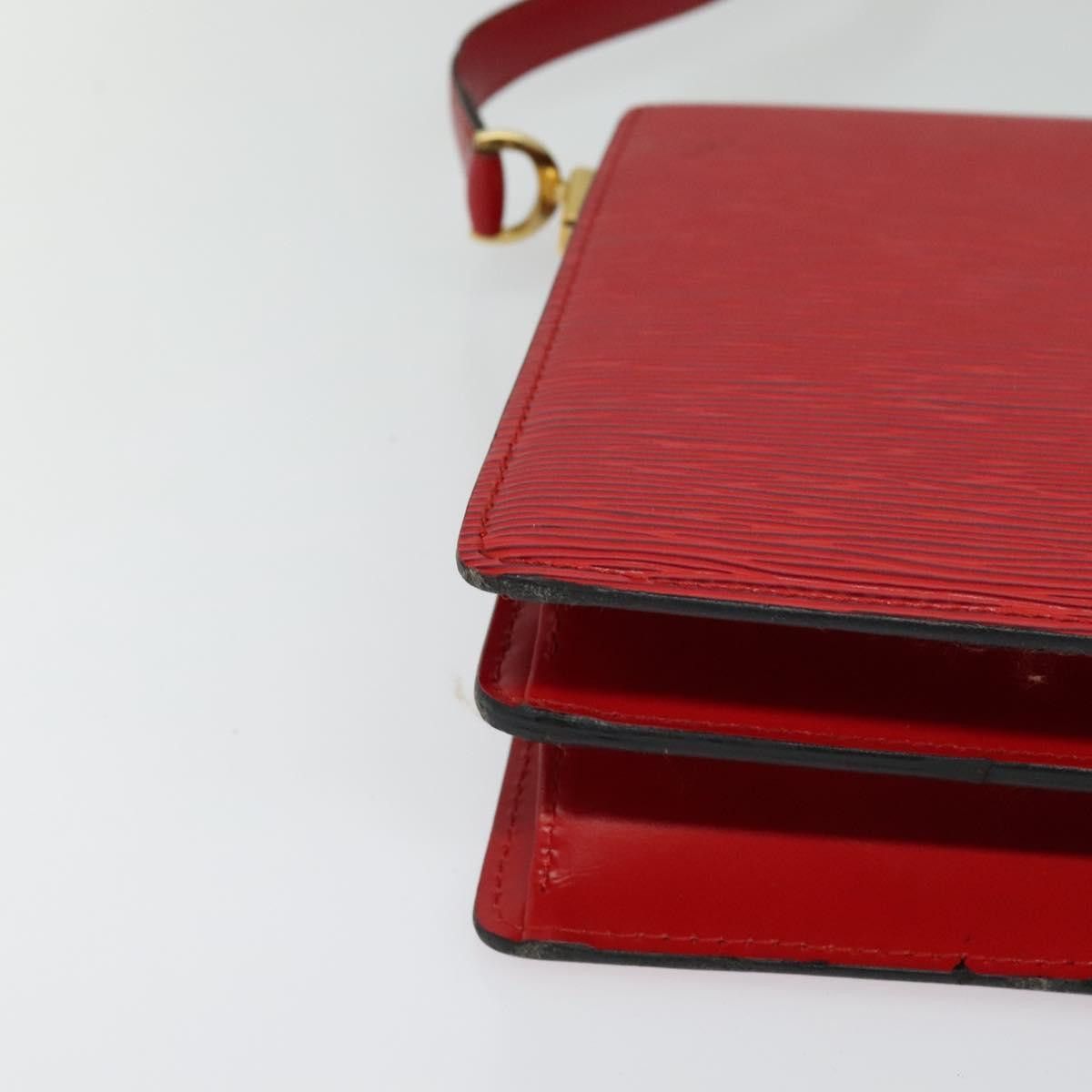 Louis Vuitton LOUIS VUITTON Epi Capuchin Shoulder Bag Red M52347 Size ONE SIZE - 14 Thumbnail