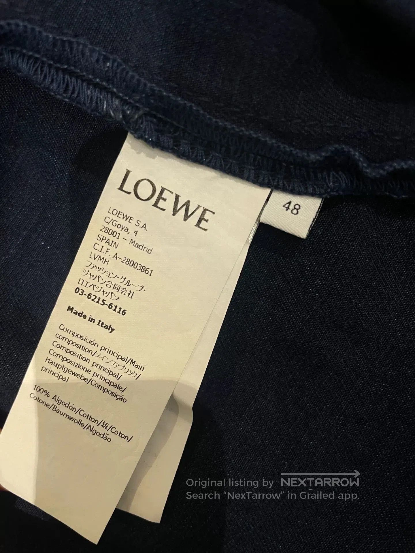 Loewe LOEWE Denim Jacket Shirt. Size US M / EU 48-50 / 2 - 3 Thumbnail