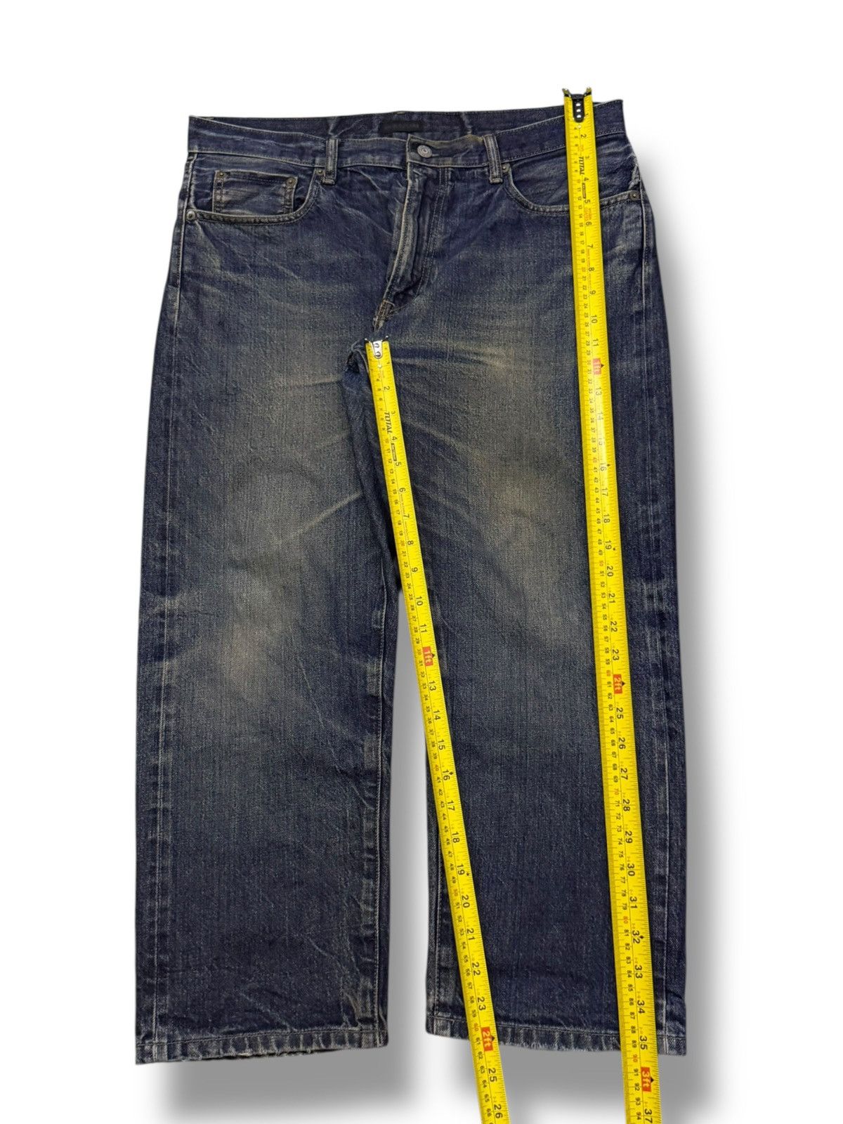 Uniqlo Vintage Uniqlo Jeans Selvedge Denim Japan | Vintage Faded 36 Size US 36 / EU 52 - 15 Thumbnail