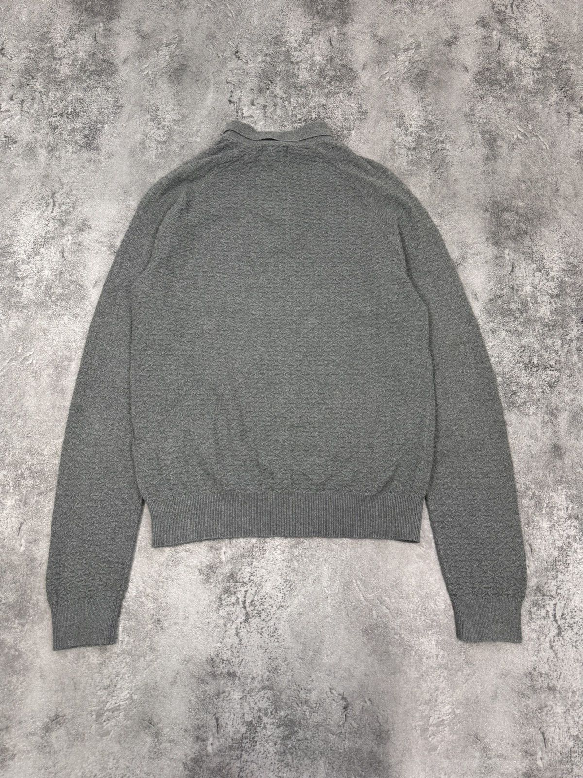 Reiss Reiss Men Polo Sweater Grey Size S Size US S / EU 44-46 / 1 - 6 Thumbnail