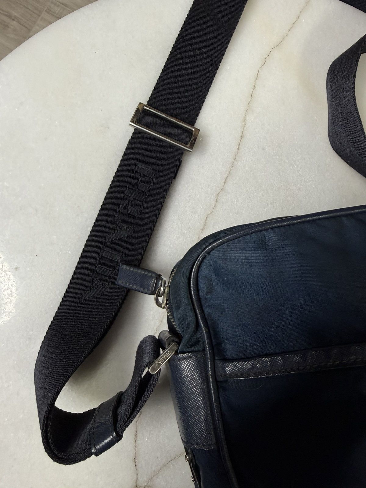 Prada Prada Messenger Nylon Bag Prada Logo Crossbody Bag Preowned Size ONE SIZE - 5 Thumbnail