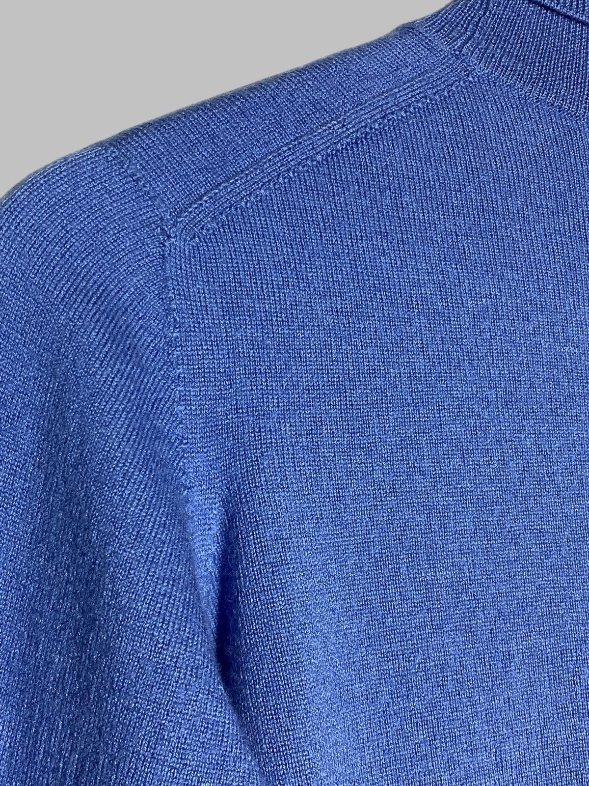 Gran Sasso Gran Sasso Steve Jobs Aesthetic Blue Wool Turtleneck Sweater Size US XS / EU 42 / 0 - 10 Thumbnail