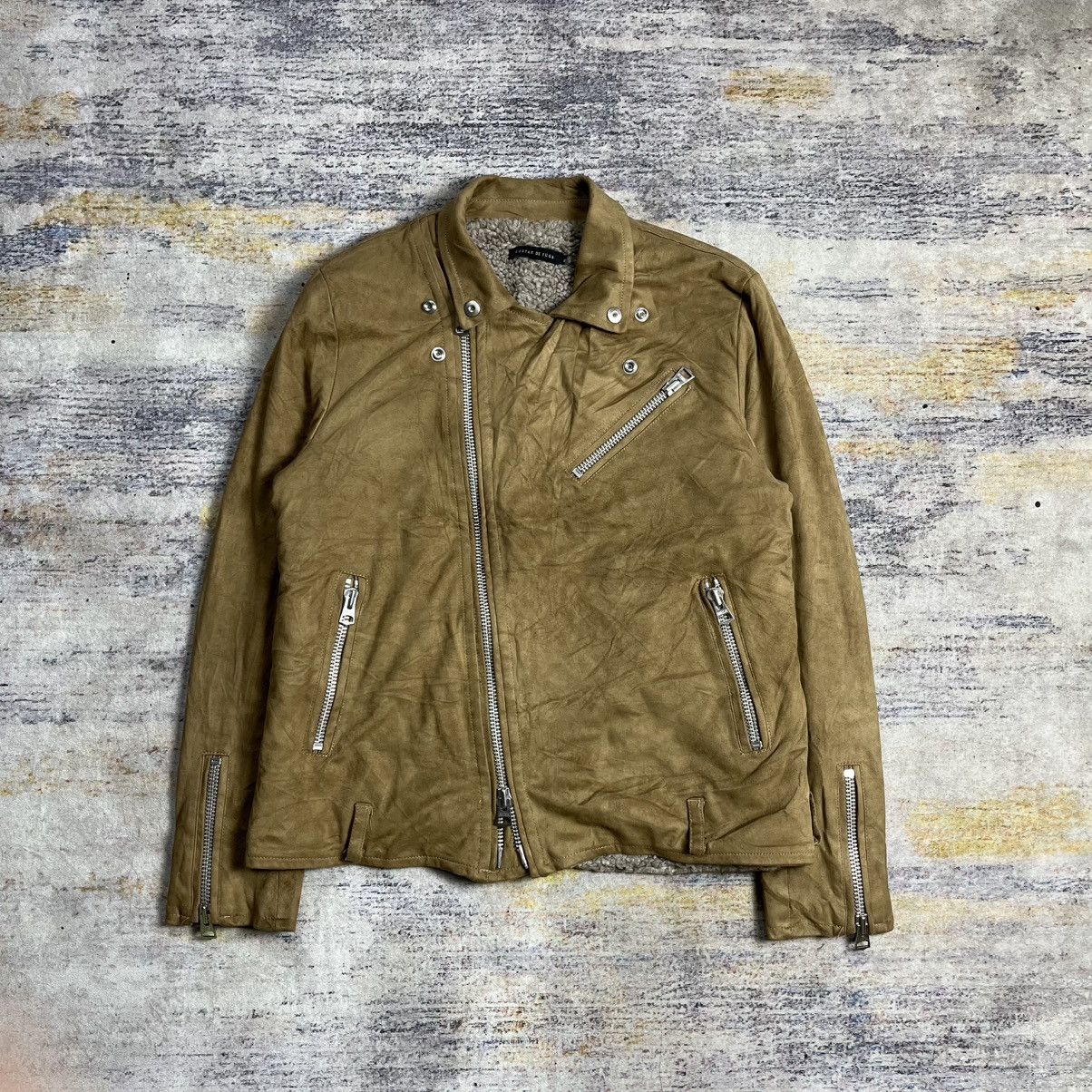 14th Addiction × GOSTAR DE FUGA × Japanese Brand Gostar de Fuga double rider suede jacket Size US M / EU 48-50 / 2 - 2 Thumbnail