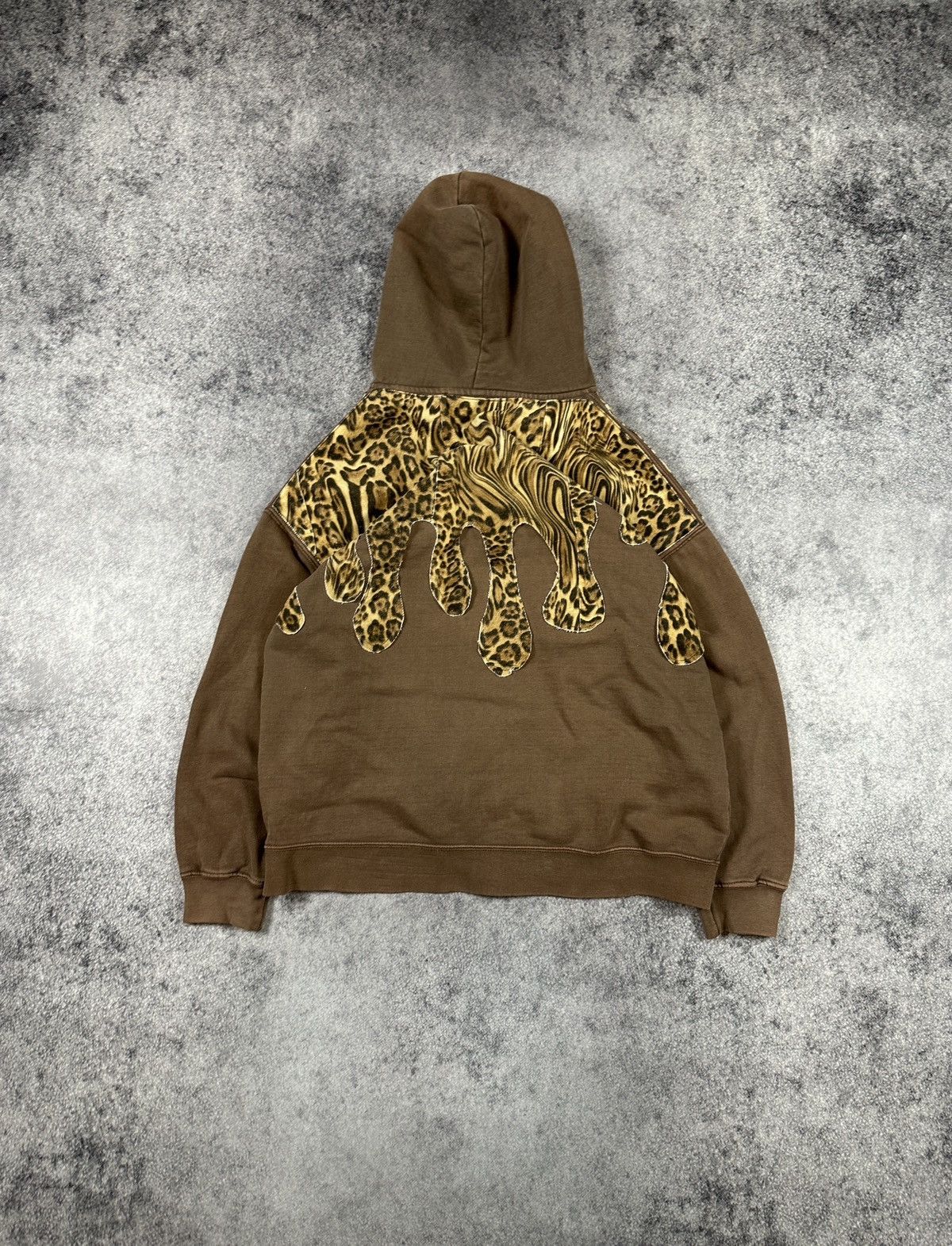 Diesel Y2K Vintage Diesel Custom zip up Hoodie Leopard Streetwear S Size US S / EU 44-46 / 1 - 5 Thumbnail