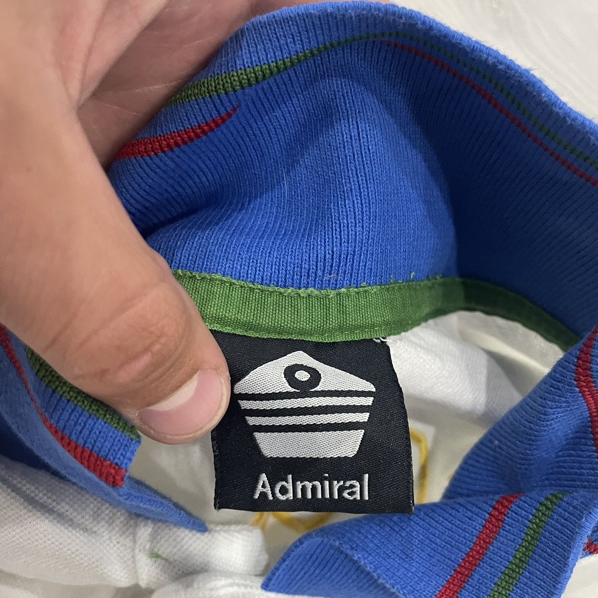 Other ITALIA 90s ITALY POLO ADMIRAL tee jersey shirt Size US L / EU 52-54 / 3 - 3 Thumbnail