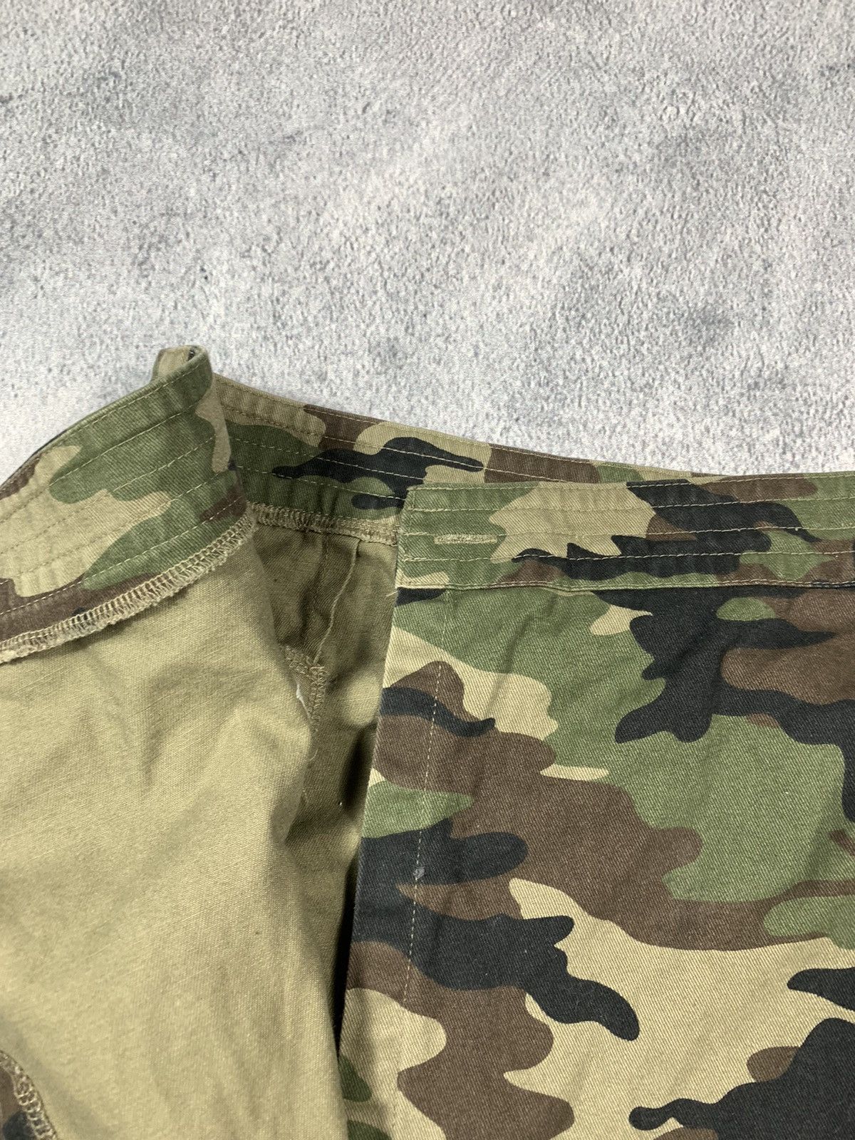 Japanese Brand × Vintage VintageY2K camo cargo mini skirt with a belt millitary style Size 24" / US 00 / IT 34 - 5 Thumbnail