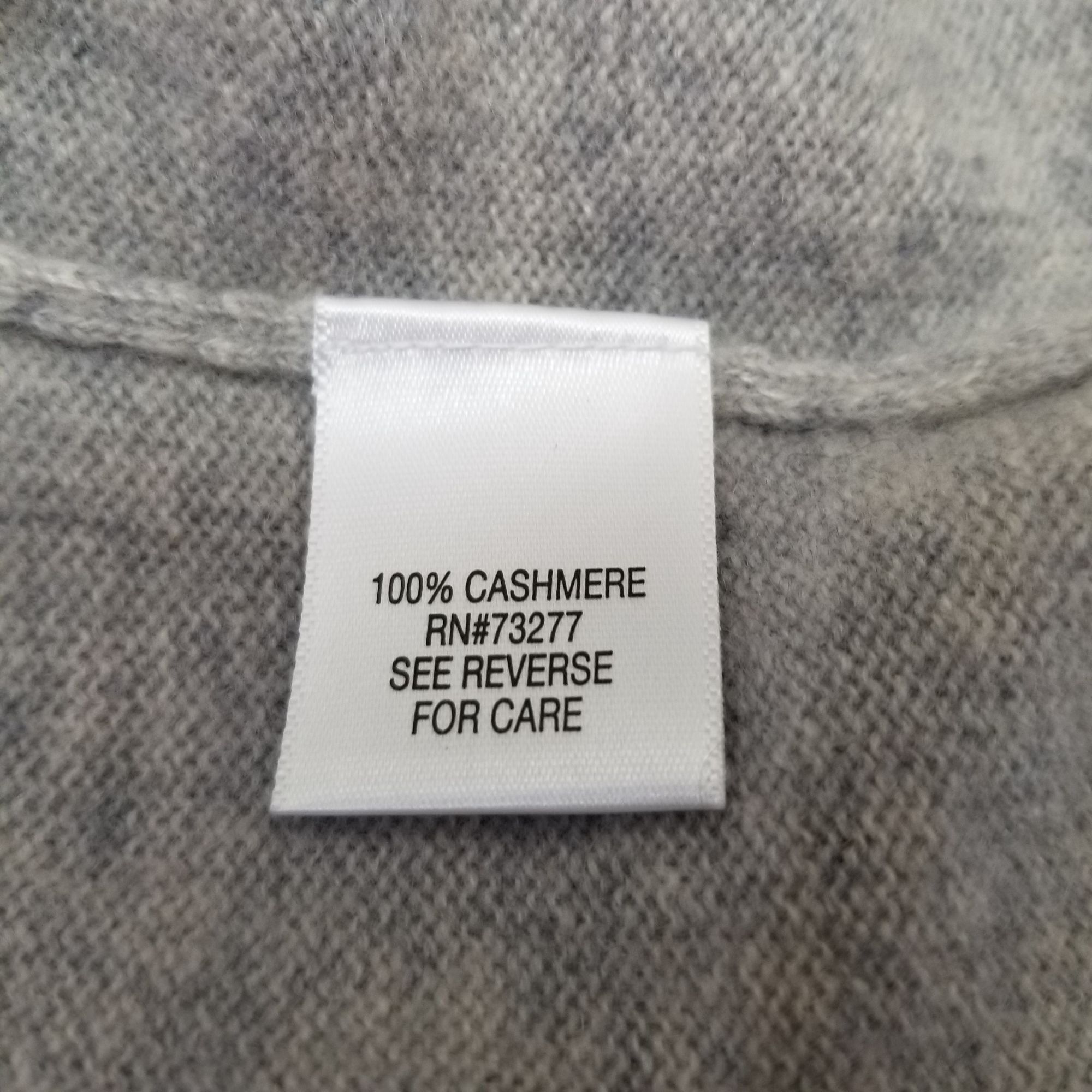 Other Apt 9 L Pullover Gray Sweater Cashmere Knit Lightweight Soft Size L / US 10 / IT 46 - 4 Thumbnail