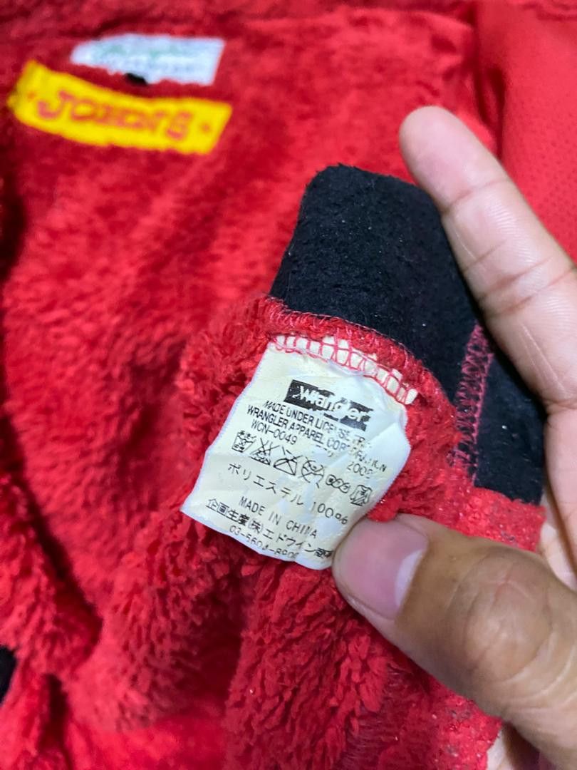 Japanese Brand Rare Wrangler X Johns Sherpa Fleece Jacket Size US M / EU 48-50 / 2 - 6 Thumbnail