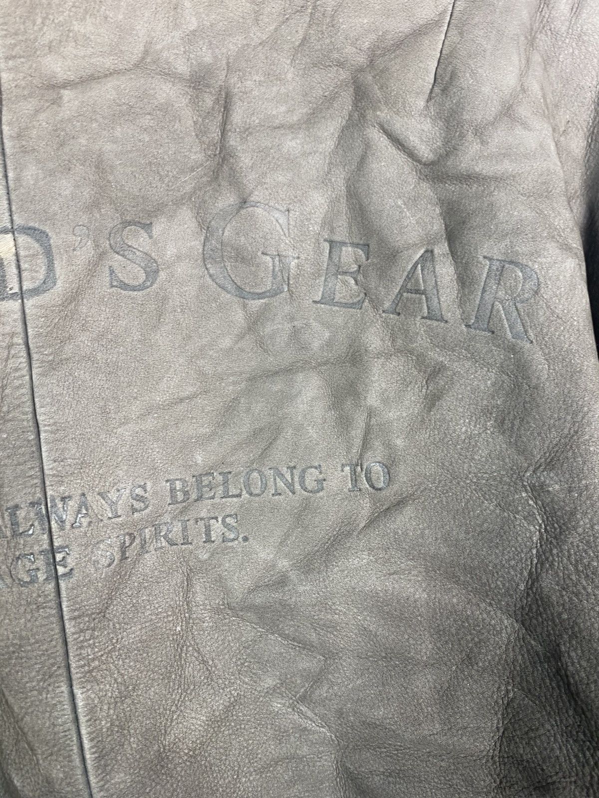 Genuine Leather Vintage Harolds Gear Leather Jacket Size US M / EU 48-50 / 2 - 18 Thumbnail