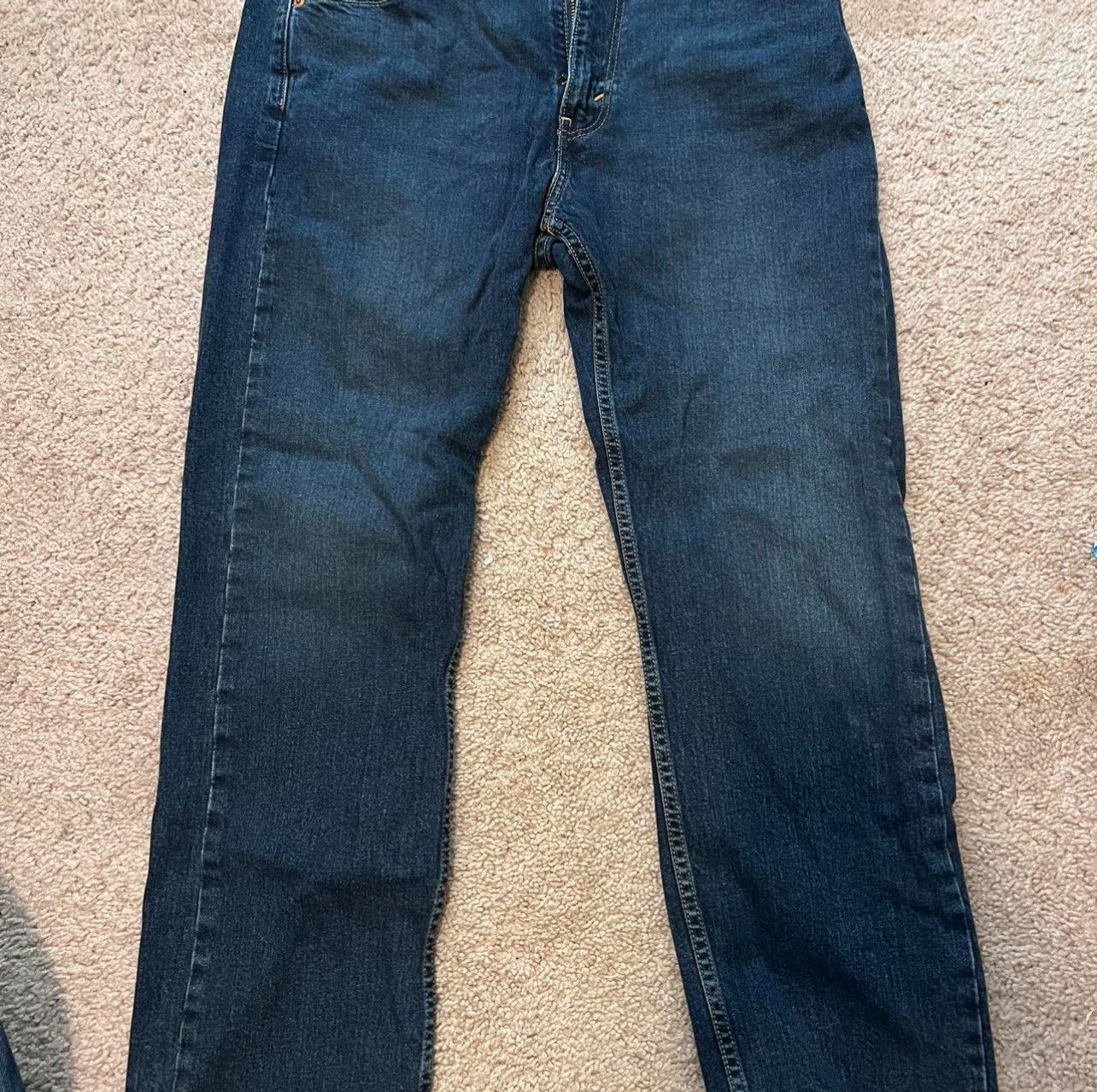 Levi's Levi's 505 navy jeans Size US 33 - 1 Thumbnail
