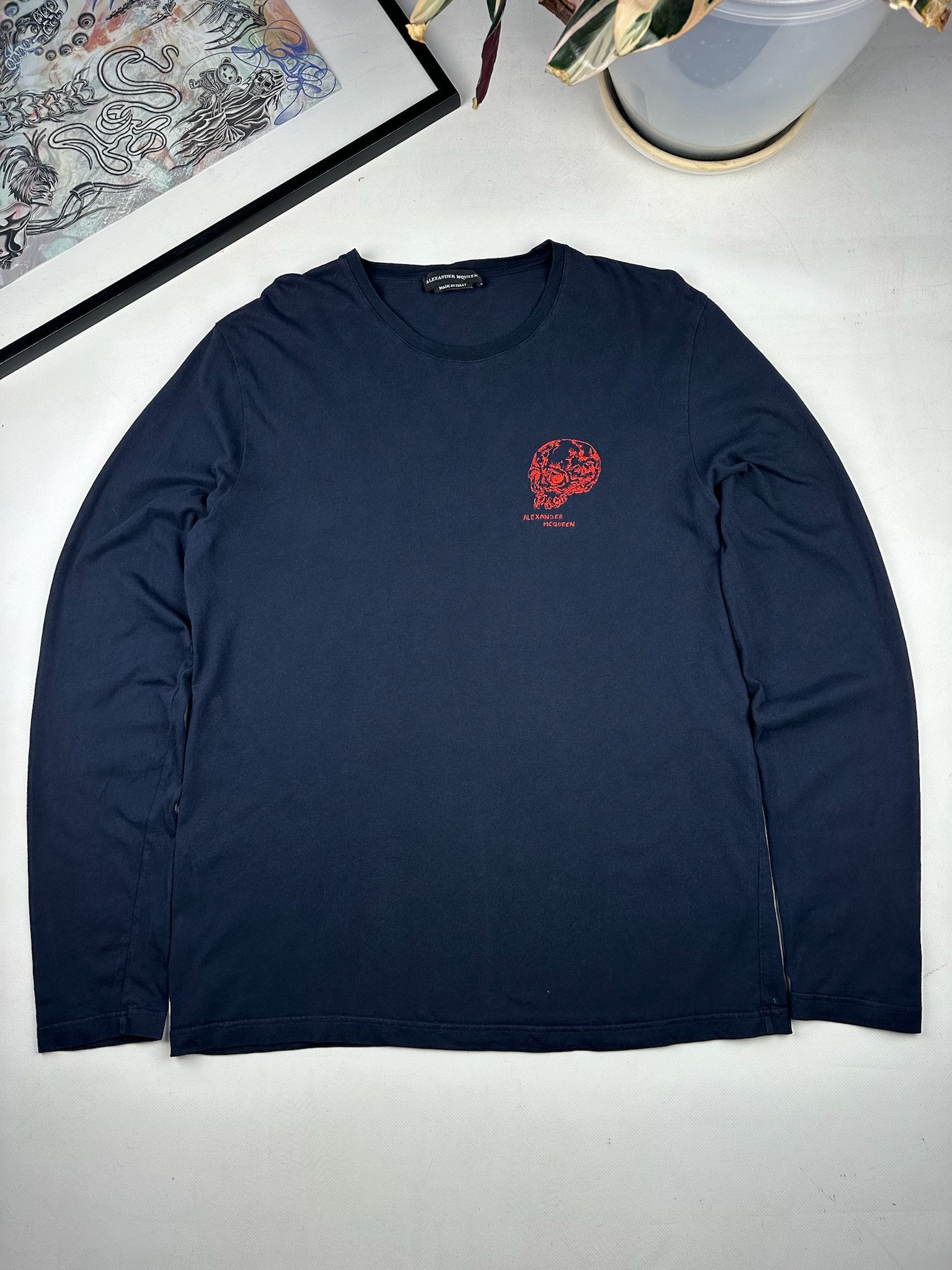 Alexander McQueen Alexander McQueen Long Sleeve skull Size US L / EU 52-54 / 3 - 1 Thumbnail