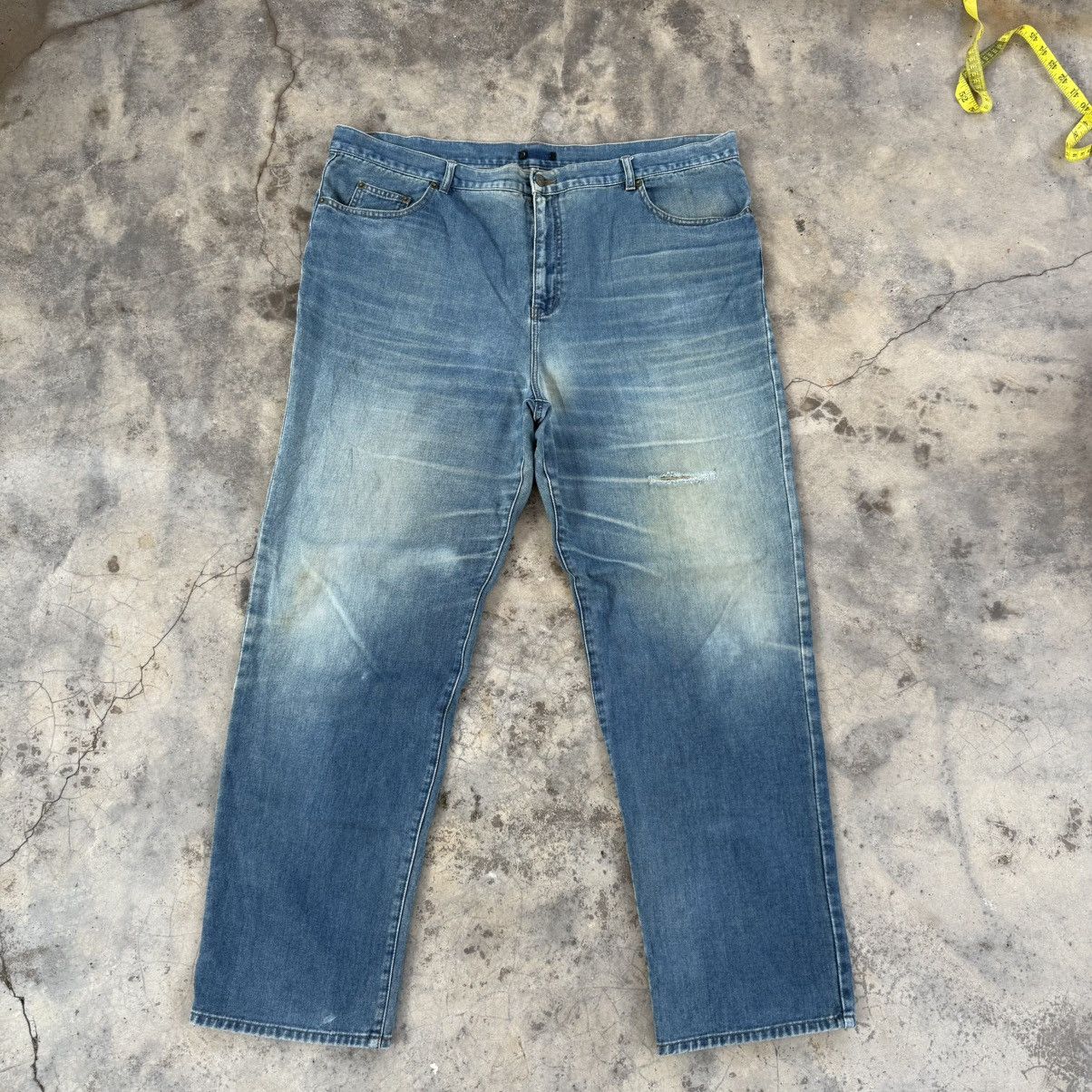 Japanese Brand W42 VINTAGE JAPANESE FADED RIPPED JEAN DENIM PANTS Size US 42 / EU 58 - 1 Thumbnail