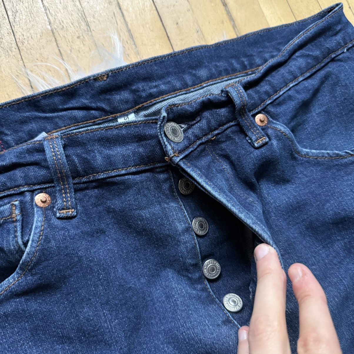 Levi's 📌 Vintage 00s Levi's Engineered Y2K Regular Jeans Size US 33 - 7 Thumbnail