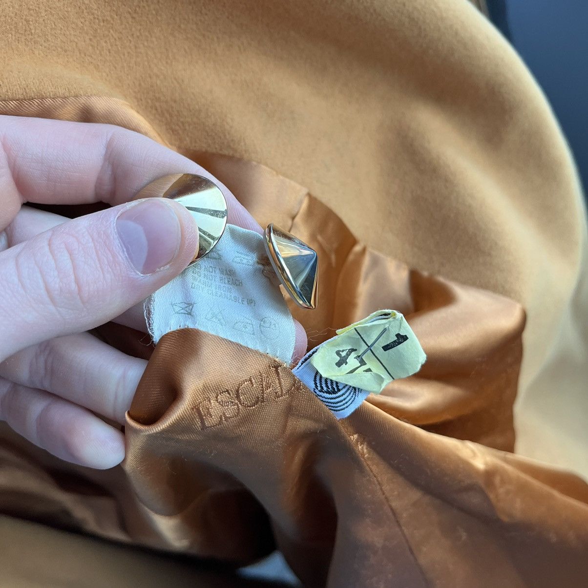 Escada × Vintage Escada Vintage Cashmere Cashgora Wool Blazer Button Jacket Size M / US 6-8 / IT 42-44 - 11 Thumbnail
