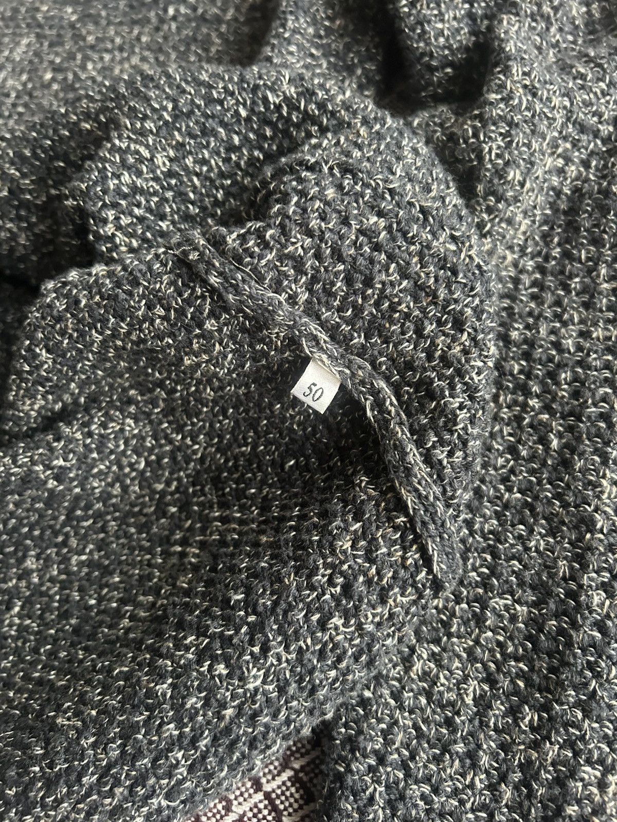 Japanese Brand Falconeri Luxury Knitted Blazer 2 Button Italy Rare Size 50 Size 50R - 9 Thumbnail